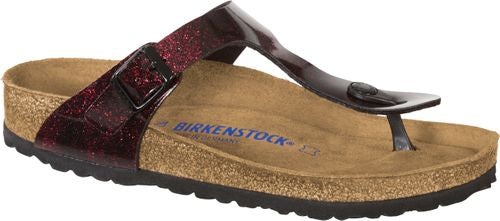 Birkenstock thong sandal Gizeh BF SFB iride strong red - Bartel-Shop