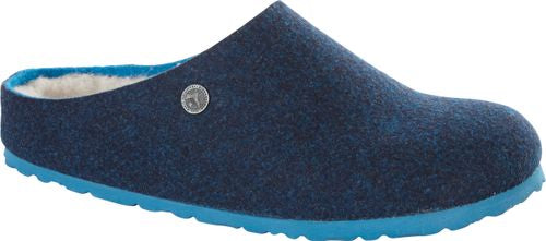 Birkenstock clog Kaprun doubleface blue wool - Bartel-Shop