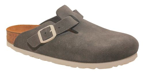 Birkenstock Clog Boston gunmetal VL - Bartel-Shop