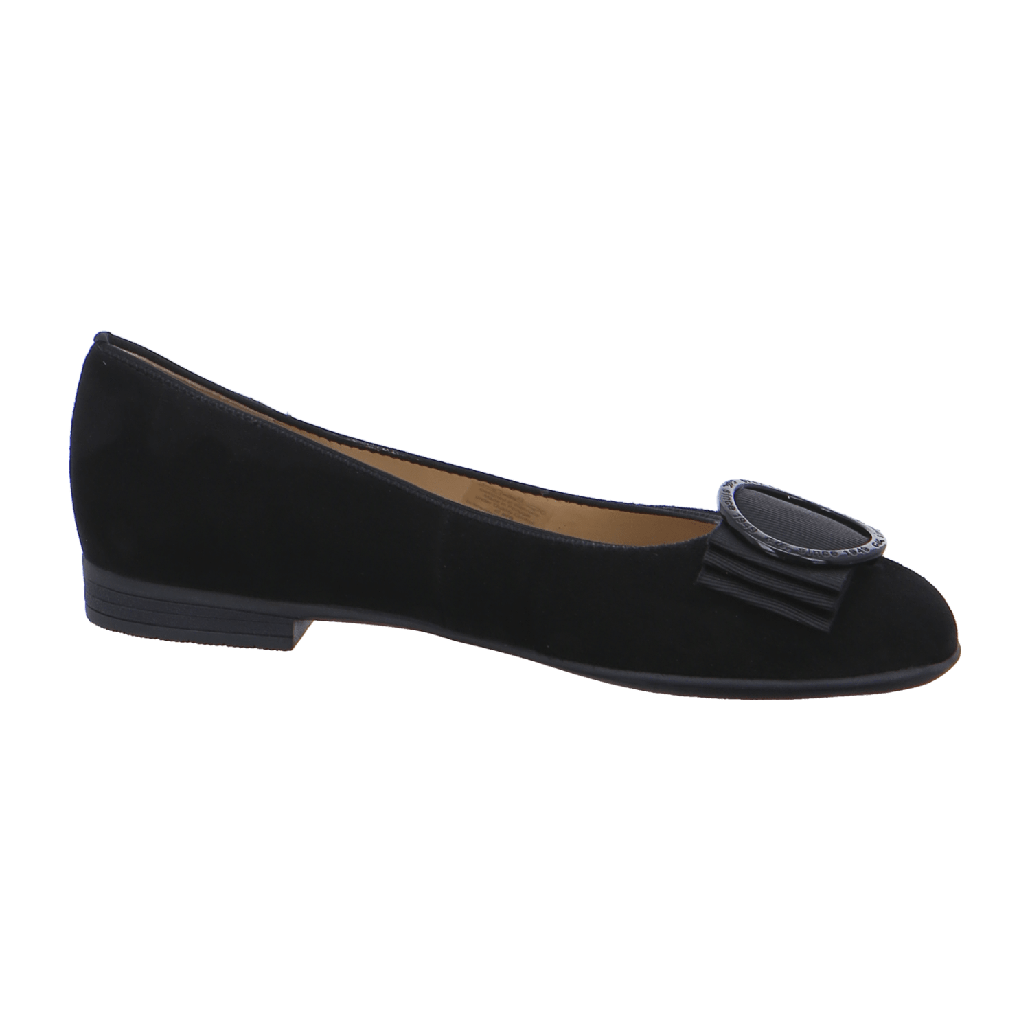 ARA SARDINIA Women's Chelsea Boots Black Nubuck Leather Slip-on Flat