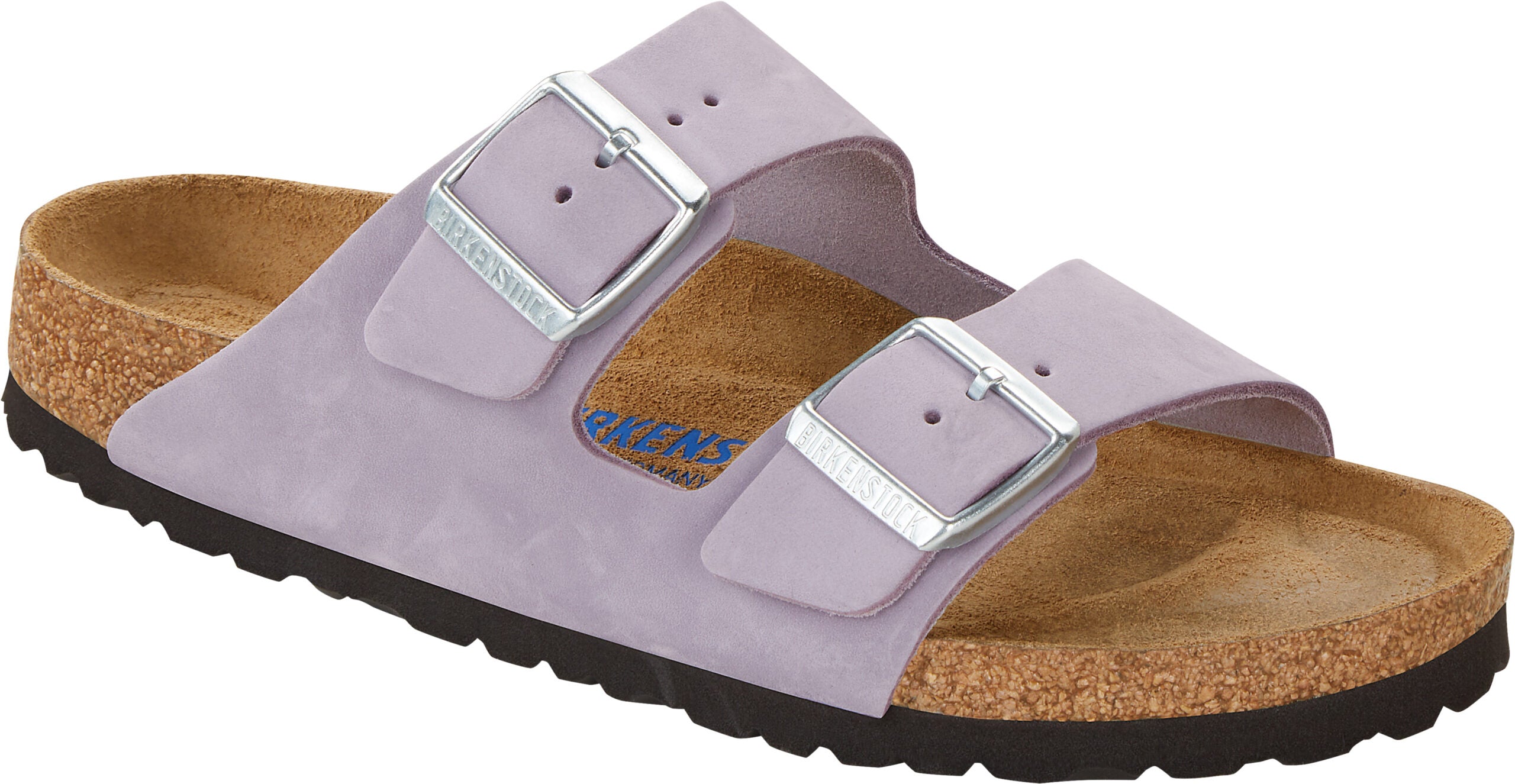 Birkenstock Arizona Purple Fog Matcha SFB Nubuck Leather Sandals Slides Slippers - Bartel-Shop