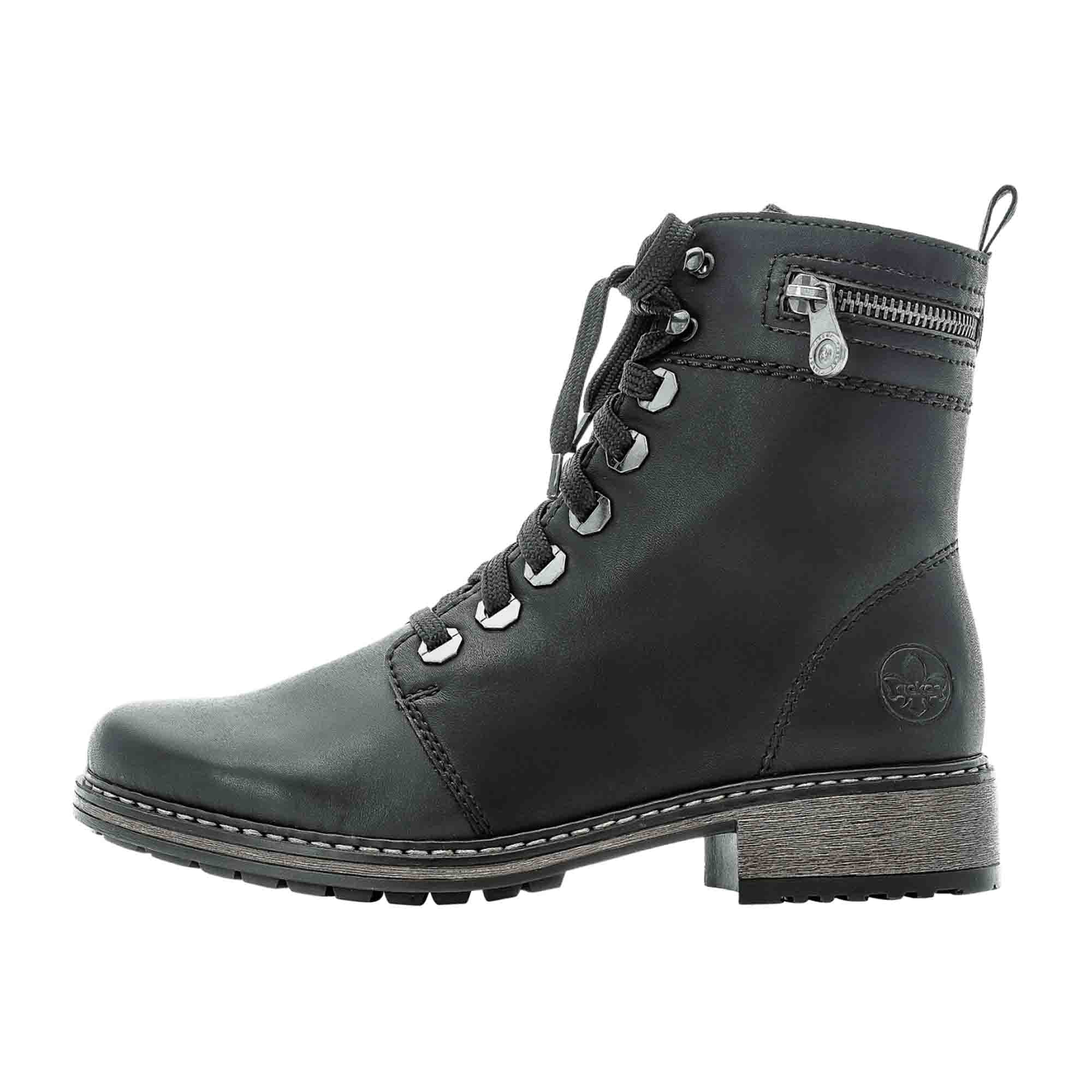 Rieker HWK Black Women's Boots for Women