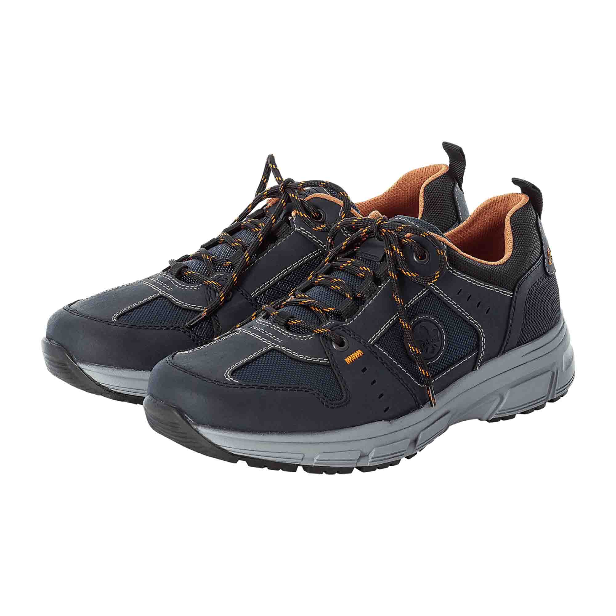 Rieker Men's Blue Lace-Up Casual Shoes Comfortable Blue Rieker Men's Shoes