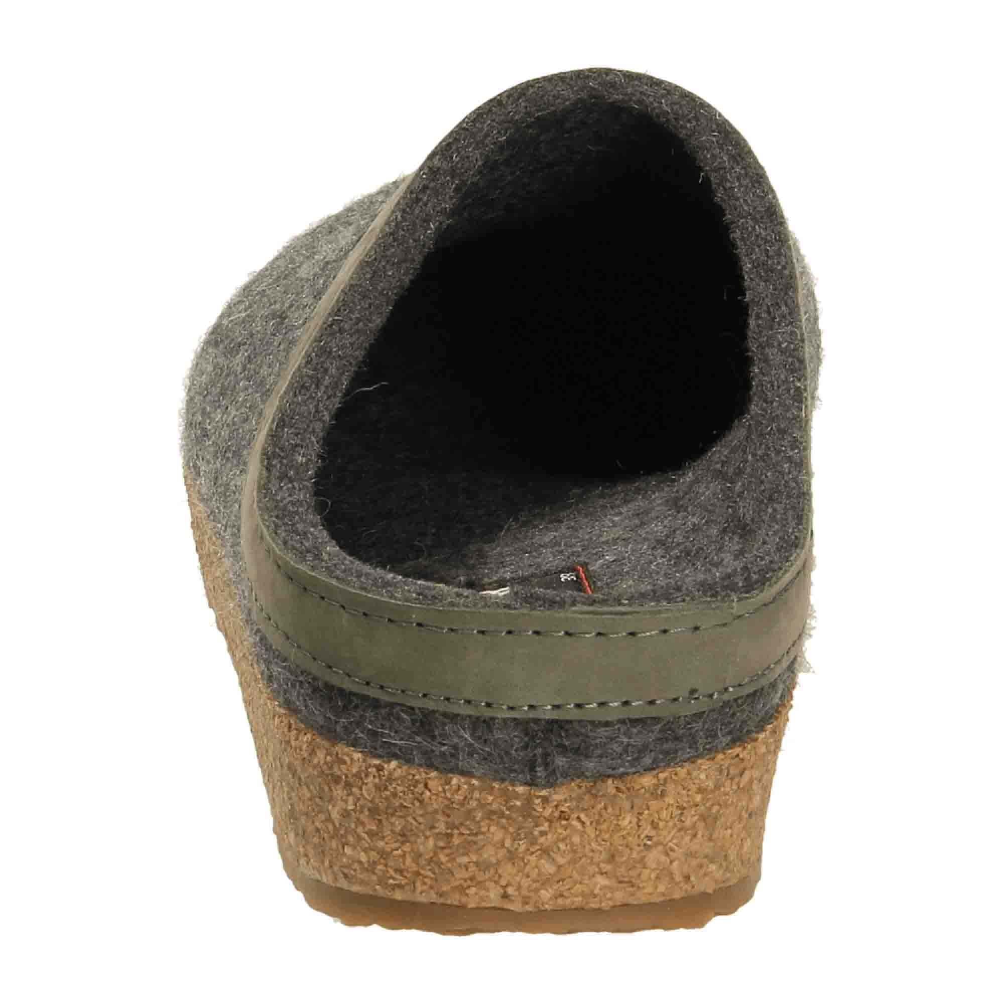 Haflinger Grizzly Torben Slippers for Men in Anthracite Grey - Stylish & Durable