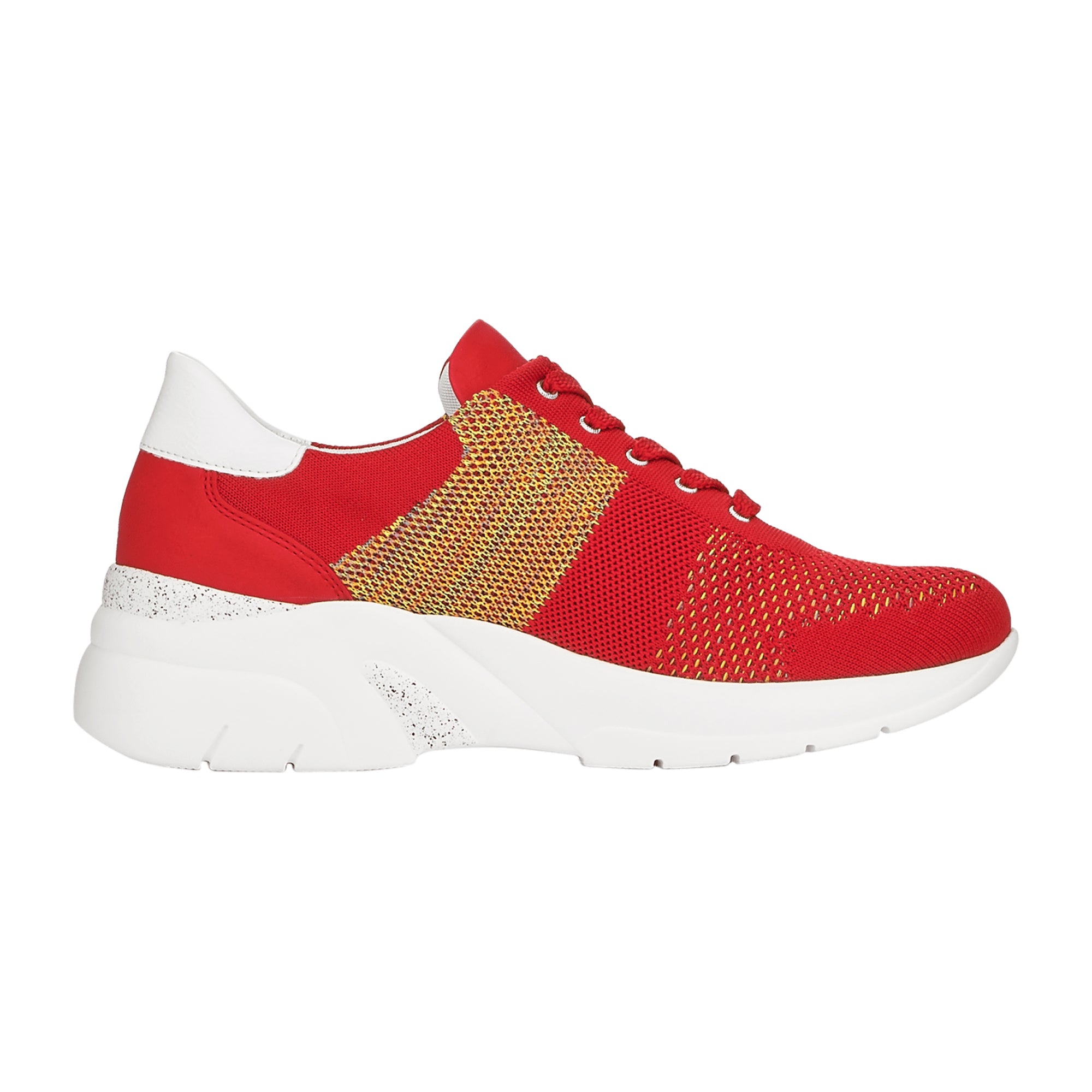 Remonte Red Wedge Sneakers for Women Stylish and Comfortable Footwear