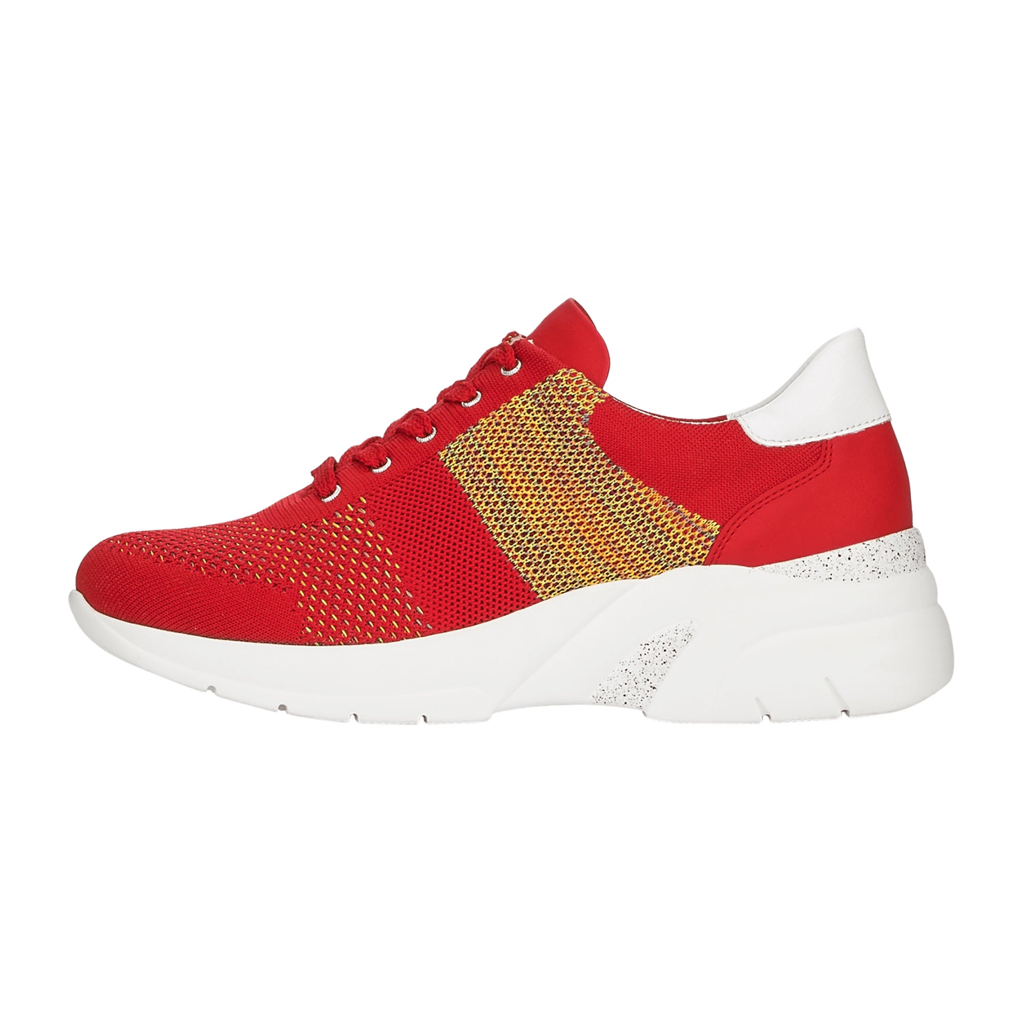 Remonte Red Wedge Sneakers for Women Stylish and Comfortable Footwear