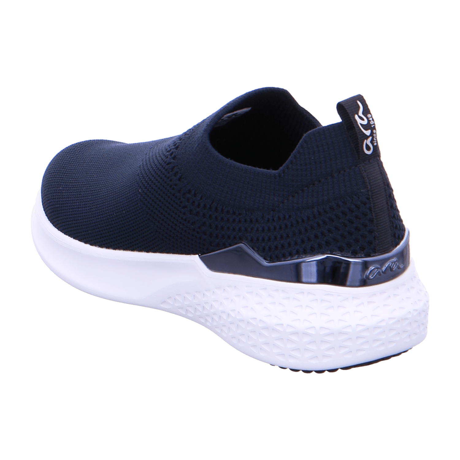 ARA Comfort Slipper Extra Wide Maya HS Sneaker for Women in Blue with Textile Upper and Round Toe