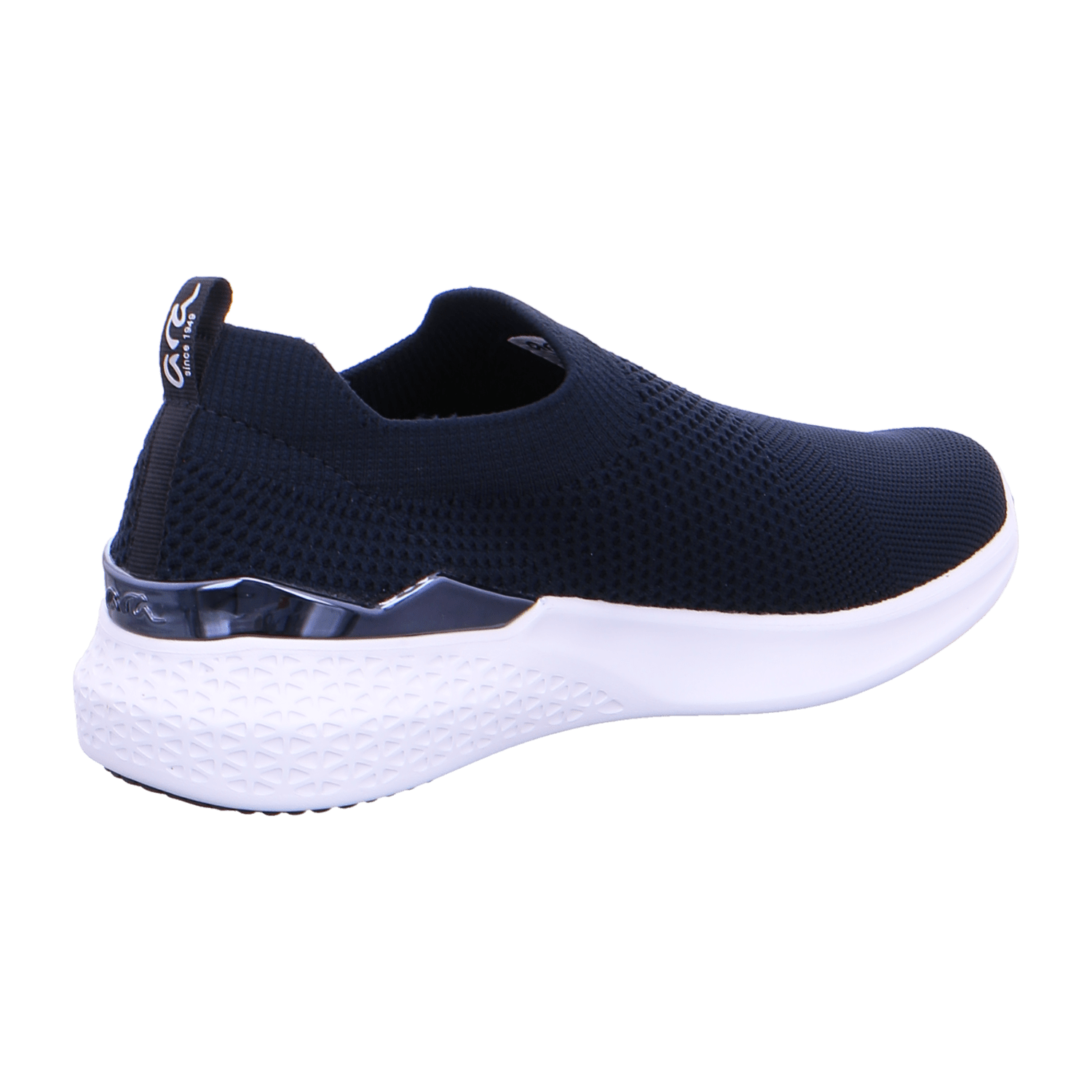 ARA Comfort Slipper Extra Wide Maya HS Sneaker for Women in Blue with Textile Upper and Round Toe