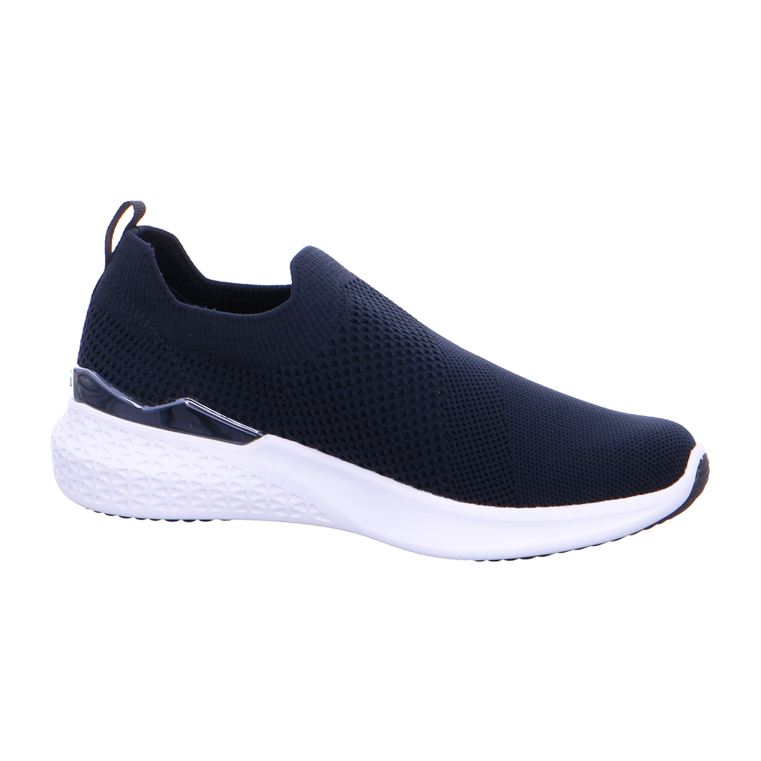 ARA Comfort Slipper Extra Wide Maya HS Sneaker for Women in Blue with Textile Upper and Round Toe