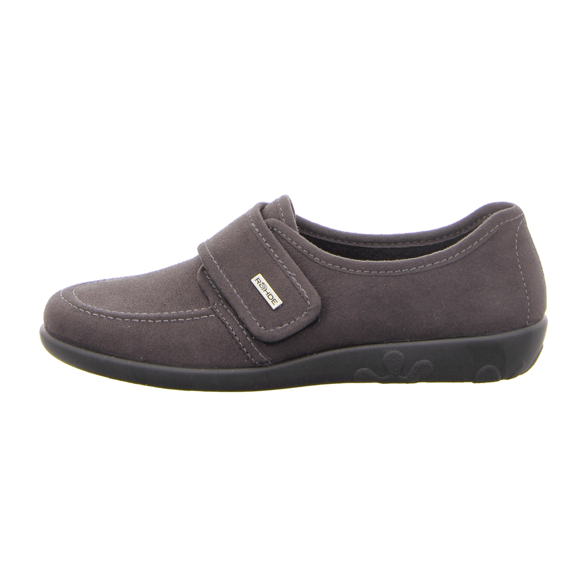 Rohde Ballerup Women's Grey Flat Shoes for Fall and Winter