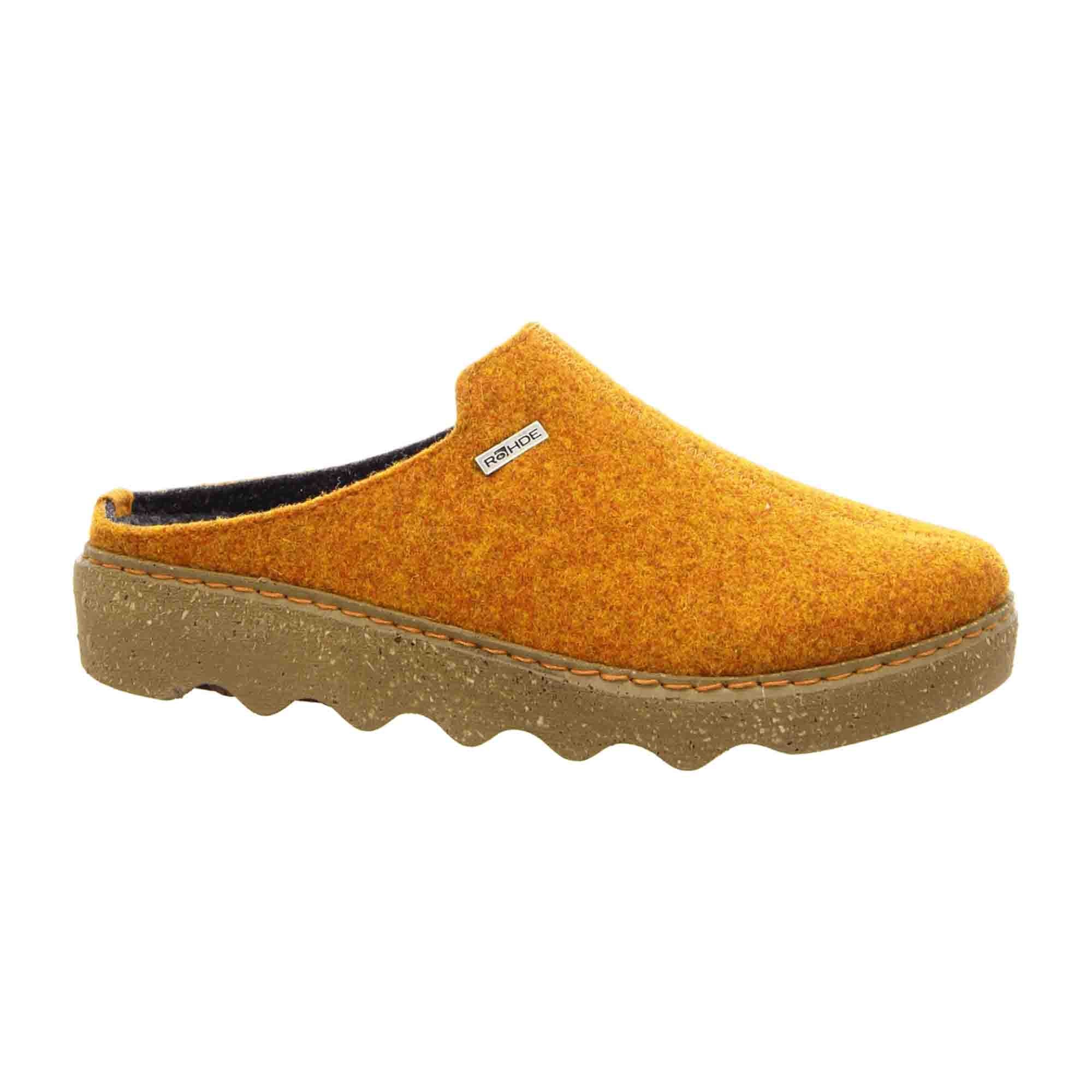 Rohde Foggia Women's Orange Slip-On Shoes with Removable Insole