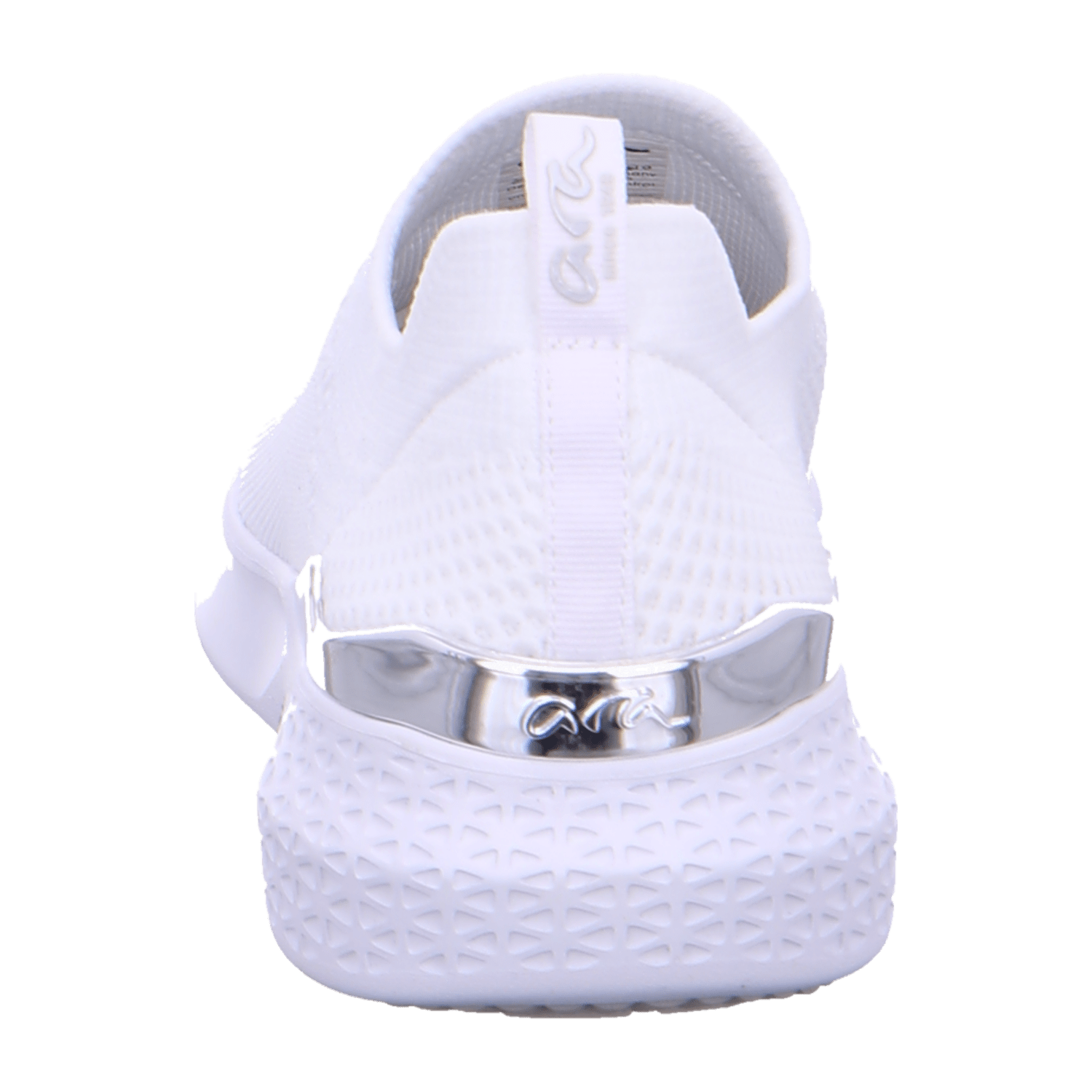 ARA Comfort Slipper Extra Wide Maya HS Moccasin for Women in White Cotton - Bartel-Shop