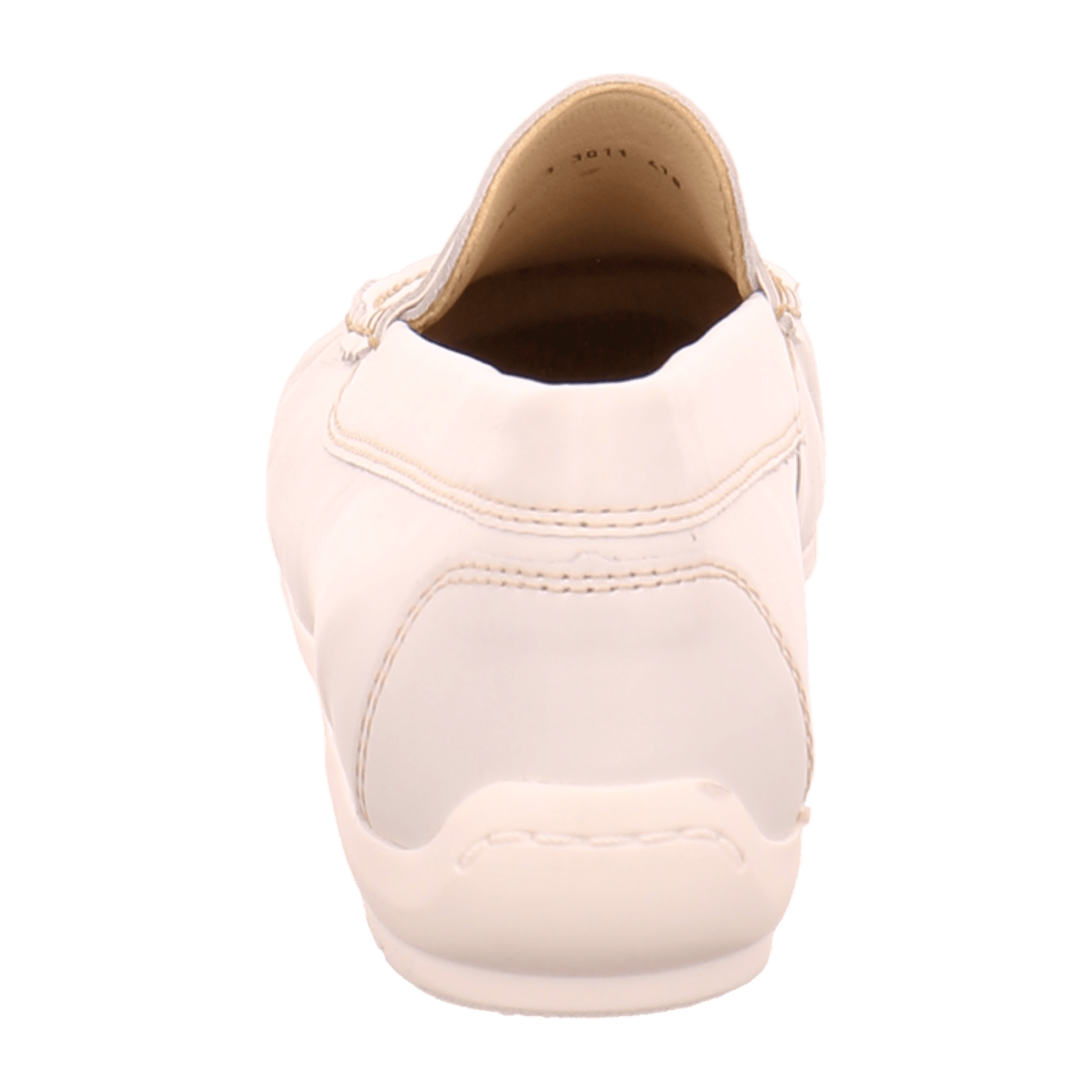ARA Alabama Women's Moccasin in White Smooth Leather with Leather Lining and Synthetic Sole