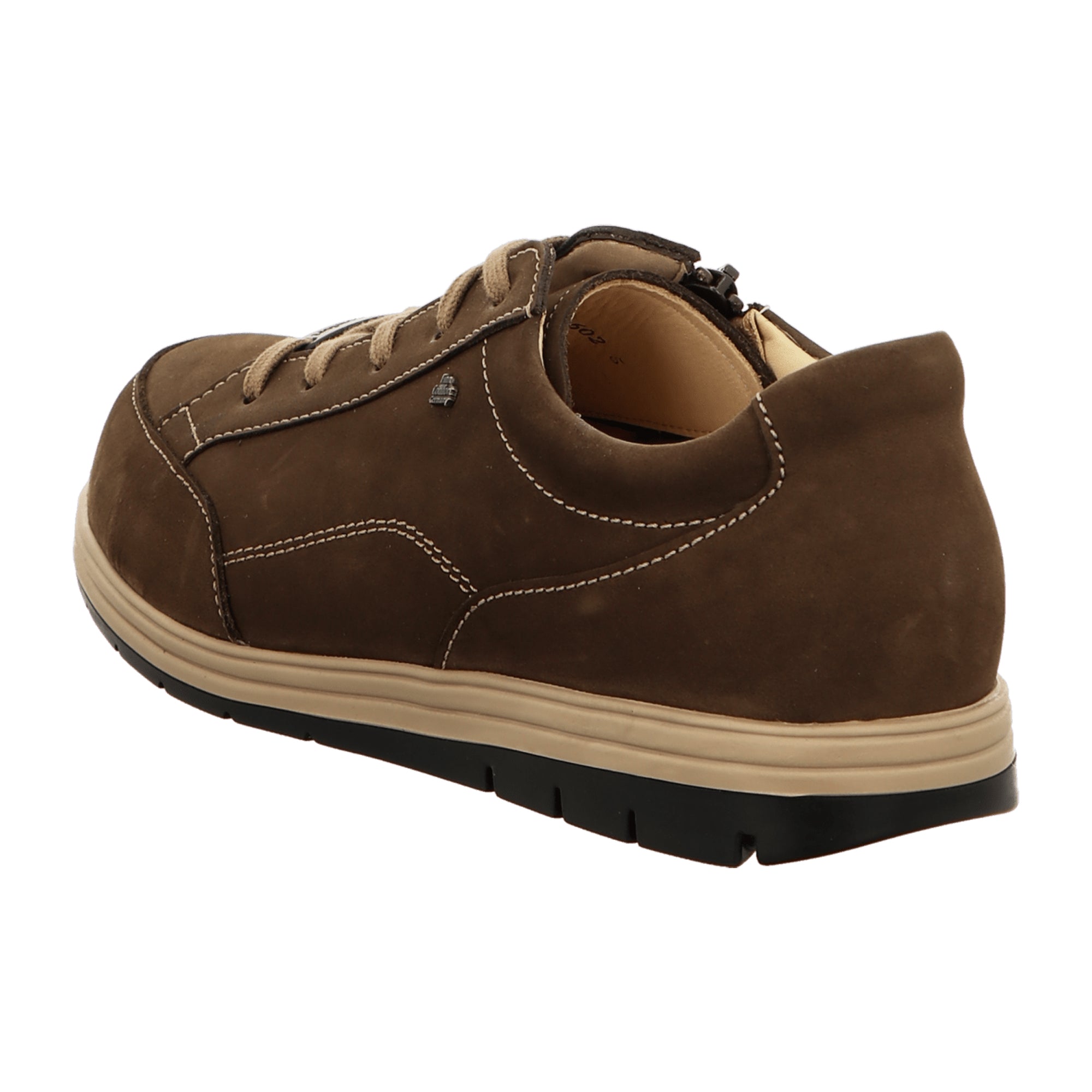 Finn Comfort Osorno Men's Comfortable Leather Shoes in Brown