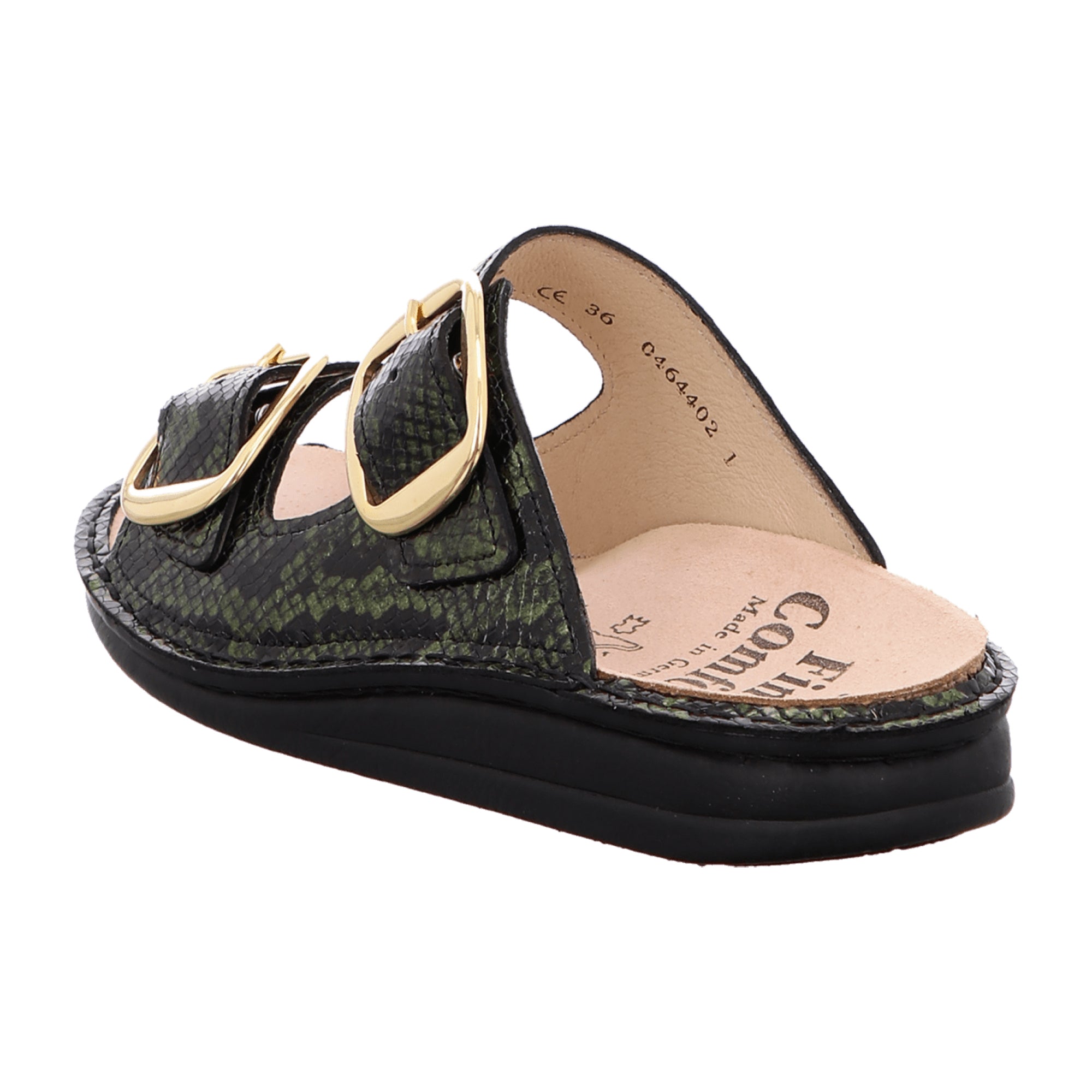 Finn Comfort Lipari 01545 - Stylish Green Comfort Shoes for Women