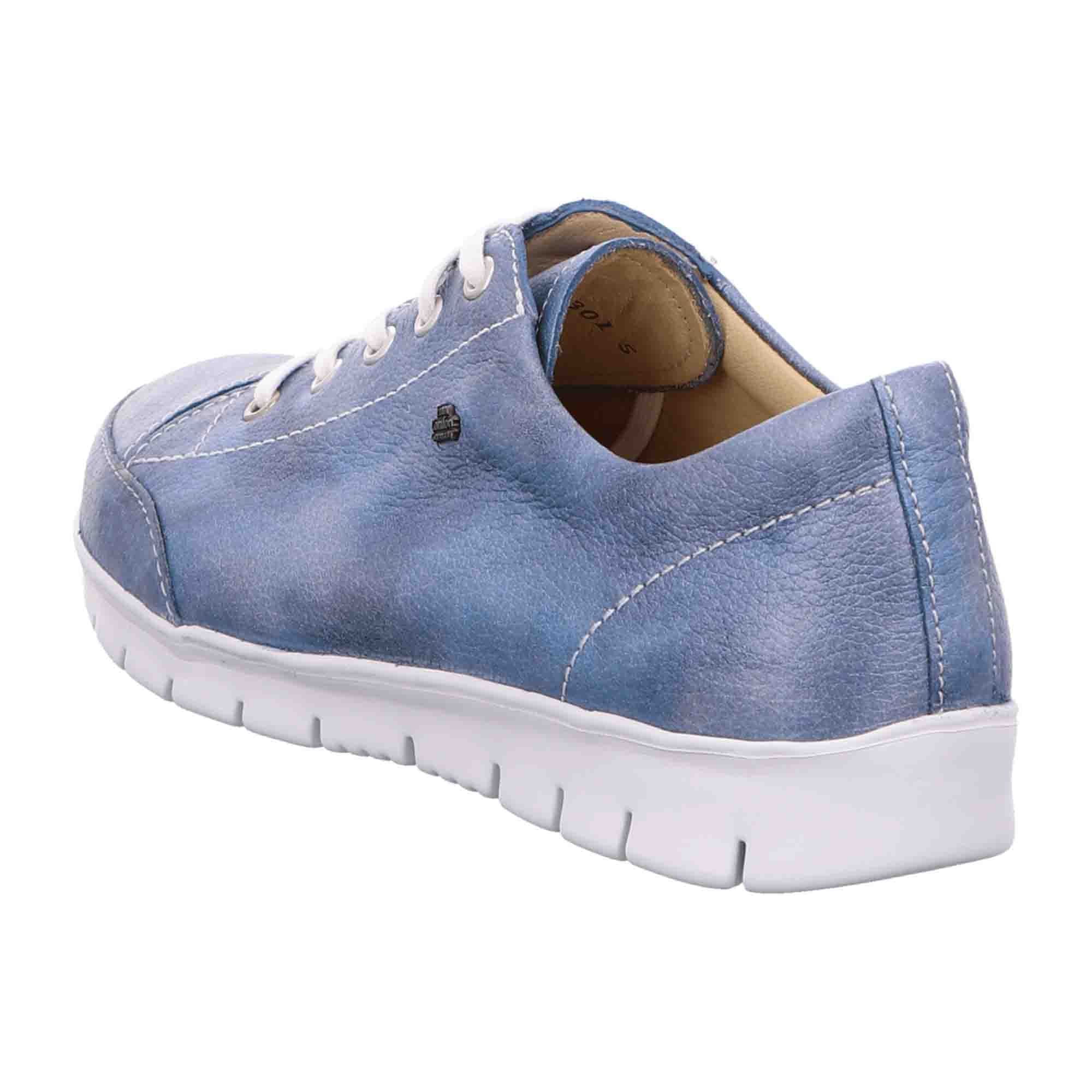 Finn Comfort Swansea Women's Blue Jeans-Inspired Comfort Shoes