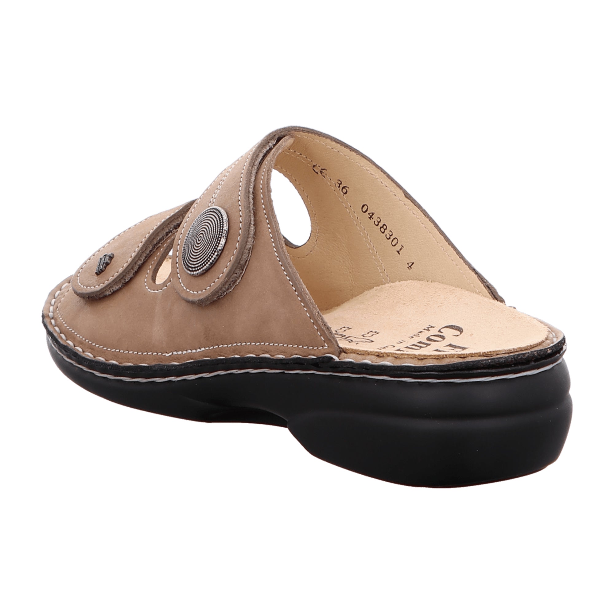 Finn Comfort Women's Comfort Slides, Beige - Stylish & Durable Sandals