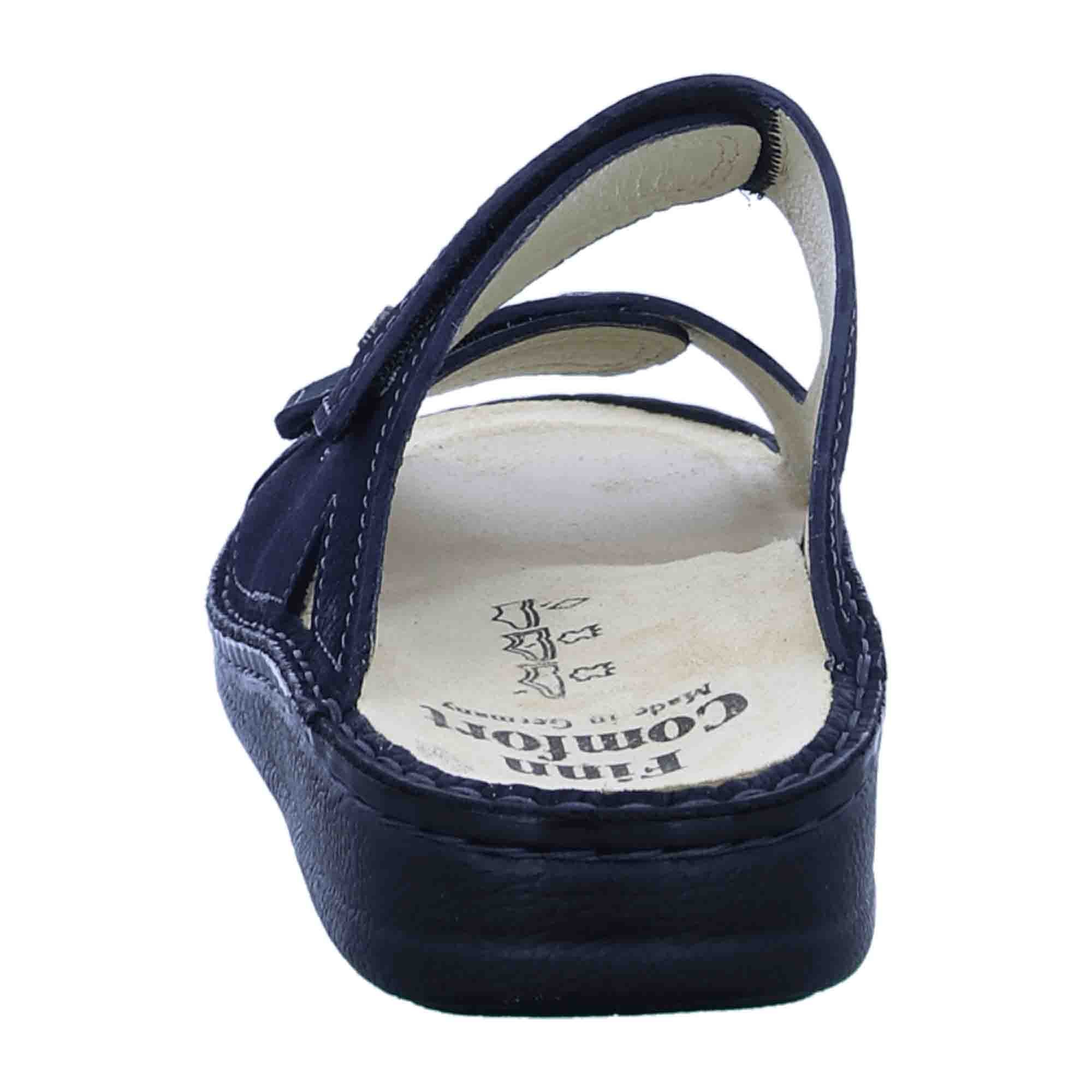 Finn Comfort Danzig-S Men's Comfort Sandals - Stylish Blue Leather