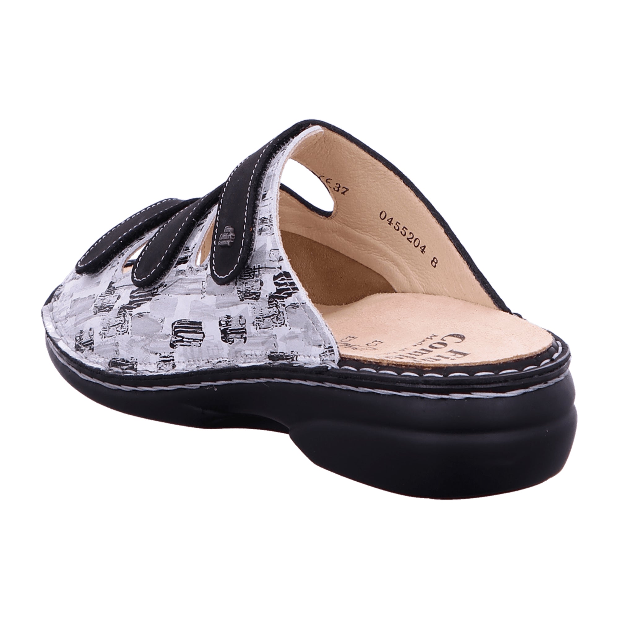 Finn Comfort Cisano Women's Comfortable Sandals - Stylish Silver Finish