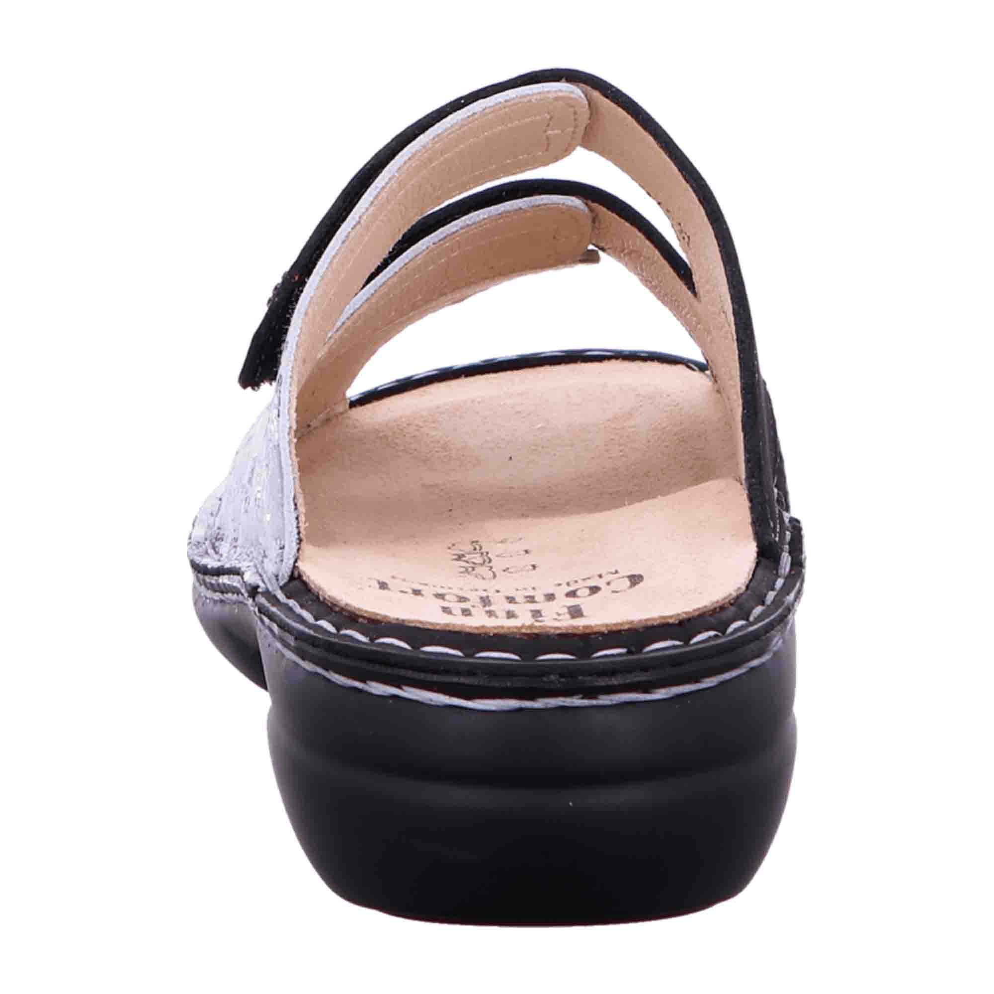 Finn Comfort Cisano Women's Comfortable Sandals - Stylish Silver Finish