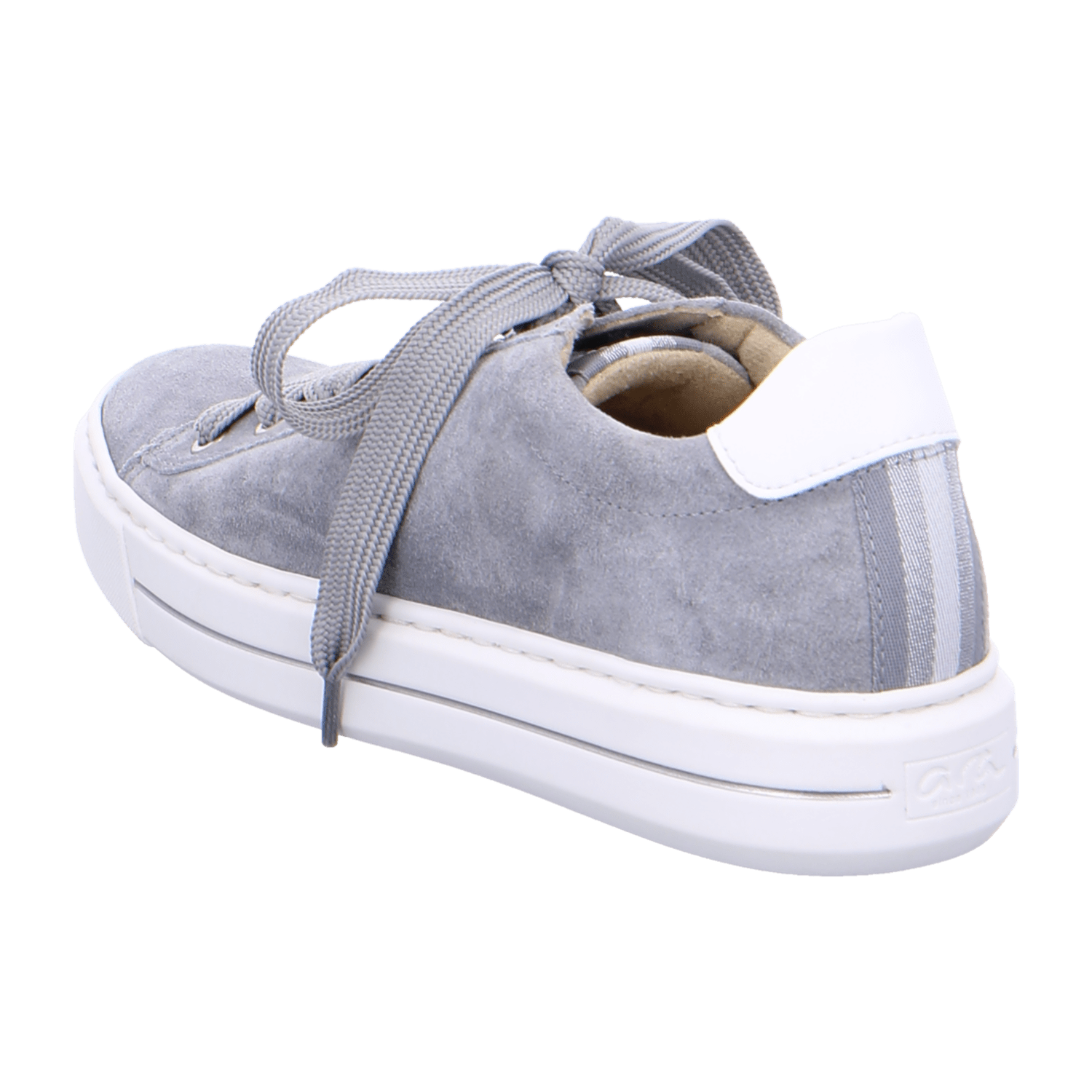 ARA COURTYARD C Women's Suede Sneakers with Lace-Up Closure in Grey