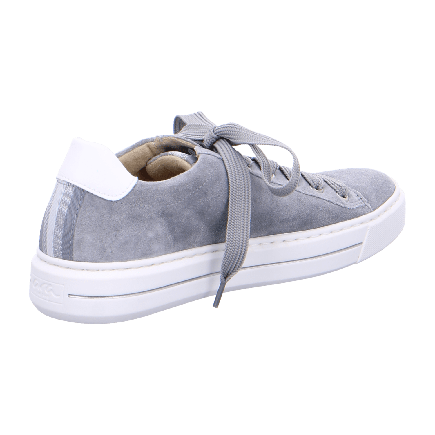 ARA COURTYARD C Women's Suede Sneakers with Lace-Up Closure in Grey