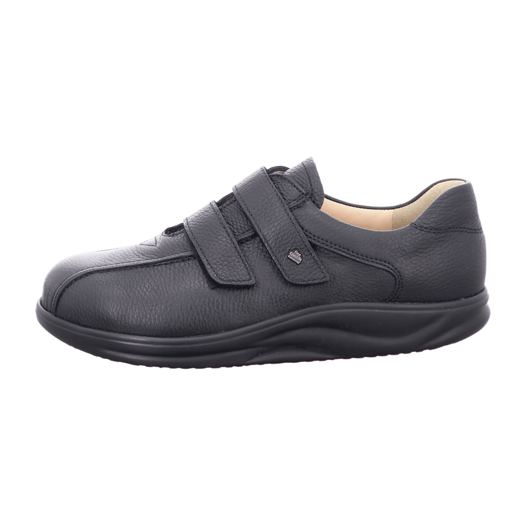 Finn Comfort Cambridge Men's Orthopedic Dress Shoes - Elegant Black Leather