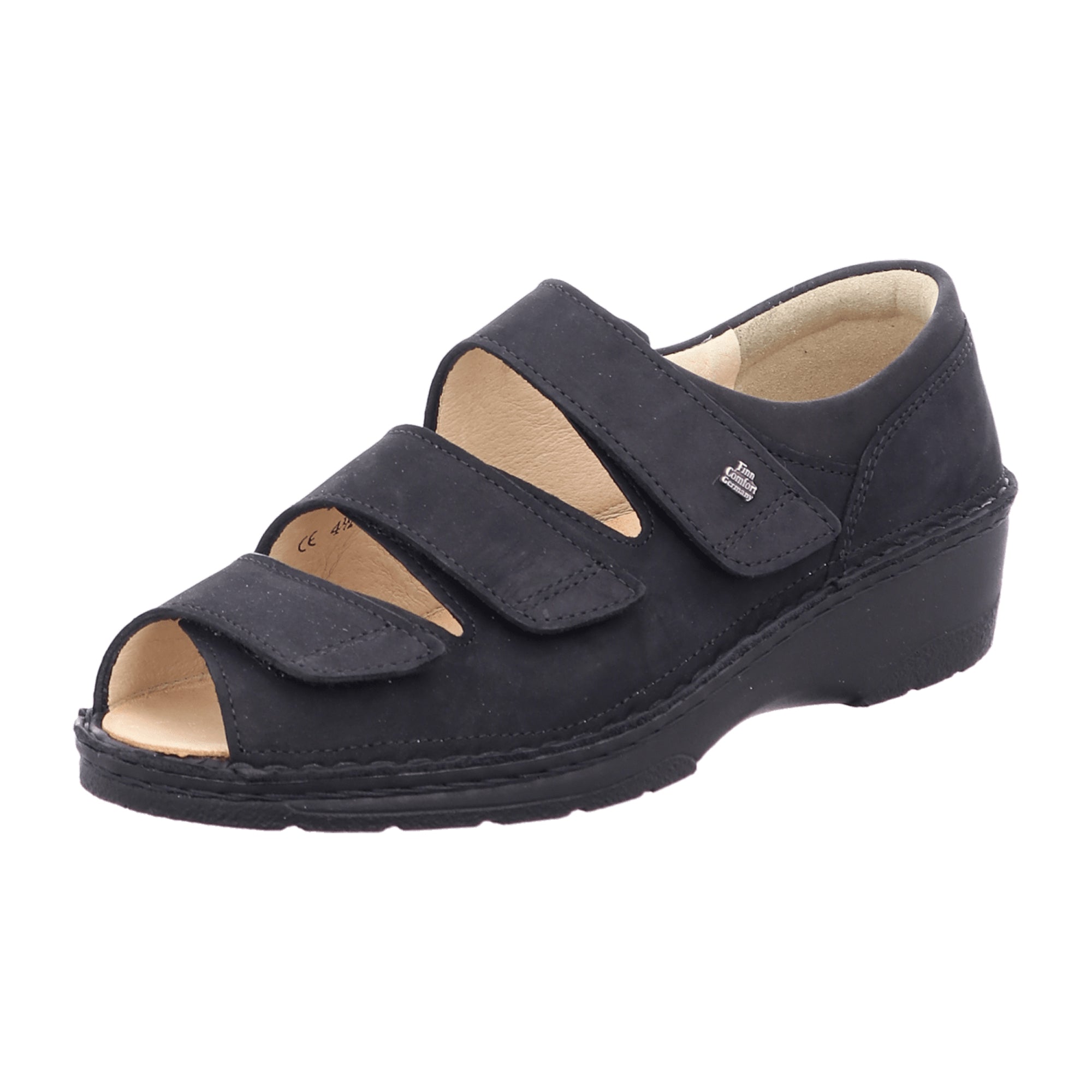 Finn Comfort Ischia Women's Comfort Sandals in Elegant Black