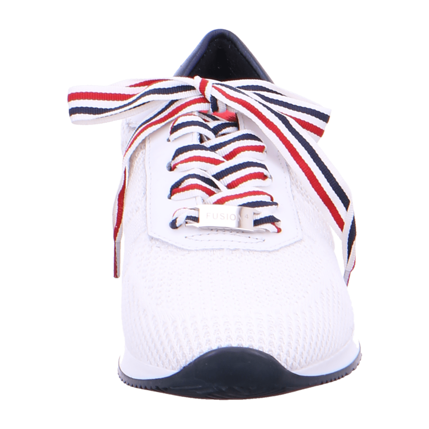 ARA LISBON Women's Sneakers in White Smooth Leather with Lacing and Round Toe