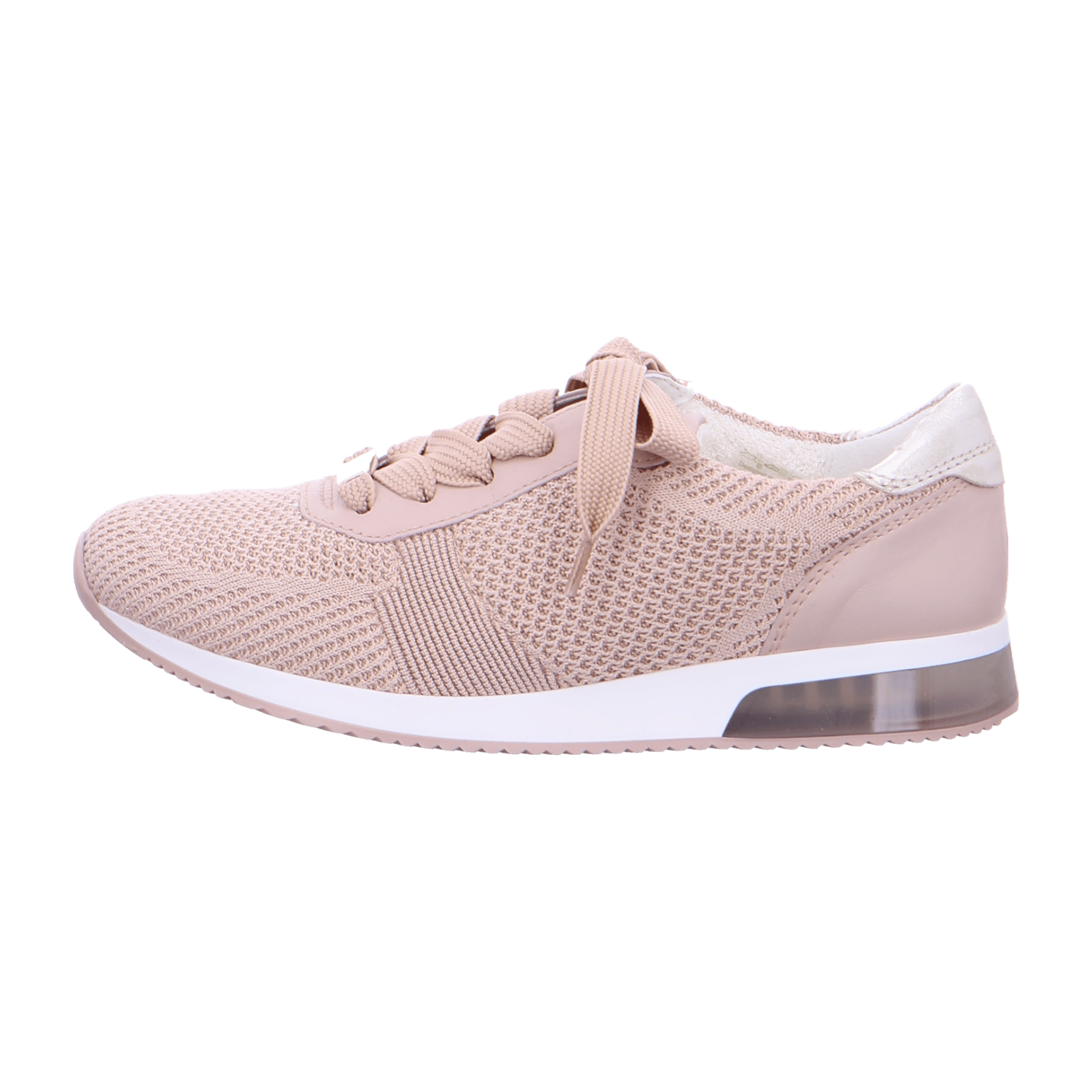 ARA LISBON Women's Leather Sneakers, Lace-Up, Pink, Cold Weather Lined