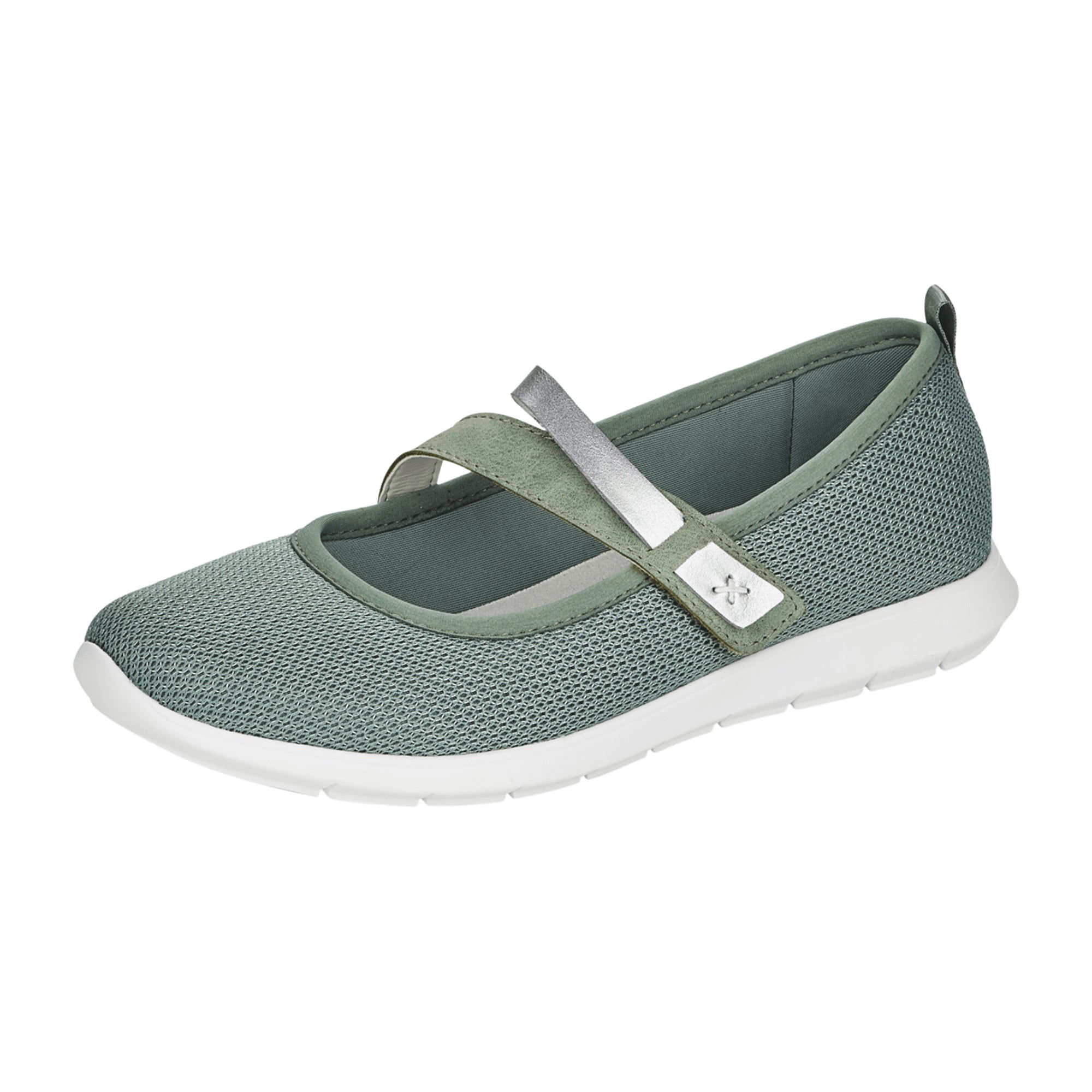 Remonte Dorndorf Women's Green Shoes with Velcro Closure and Flat Heel