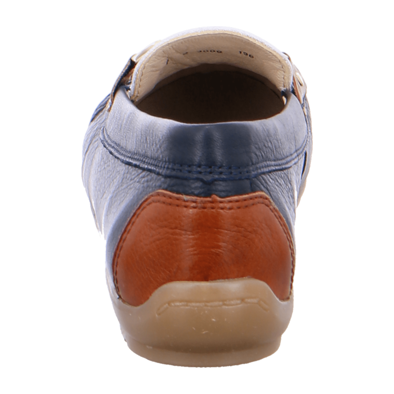 ARA ALABAMA Women's Leather Moccasin in Multicolor, Pull-On Design with Plain Toe and Cold-Weather Fleece Lining