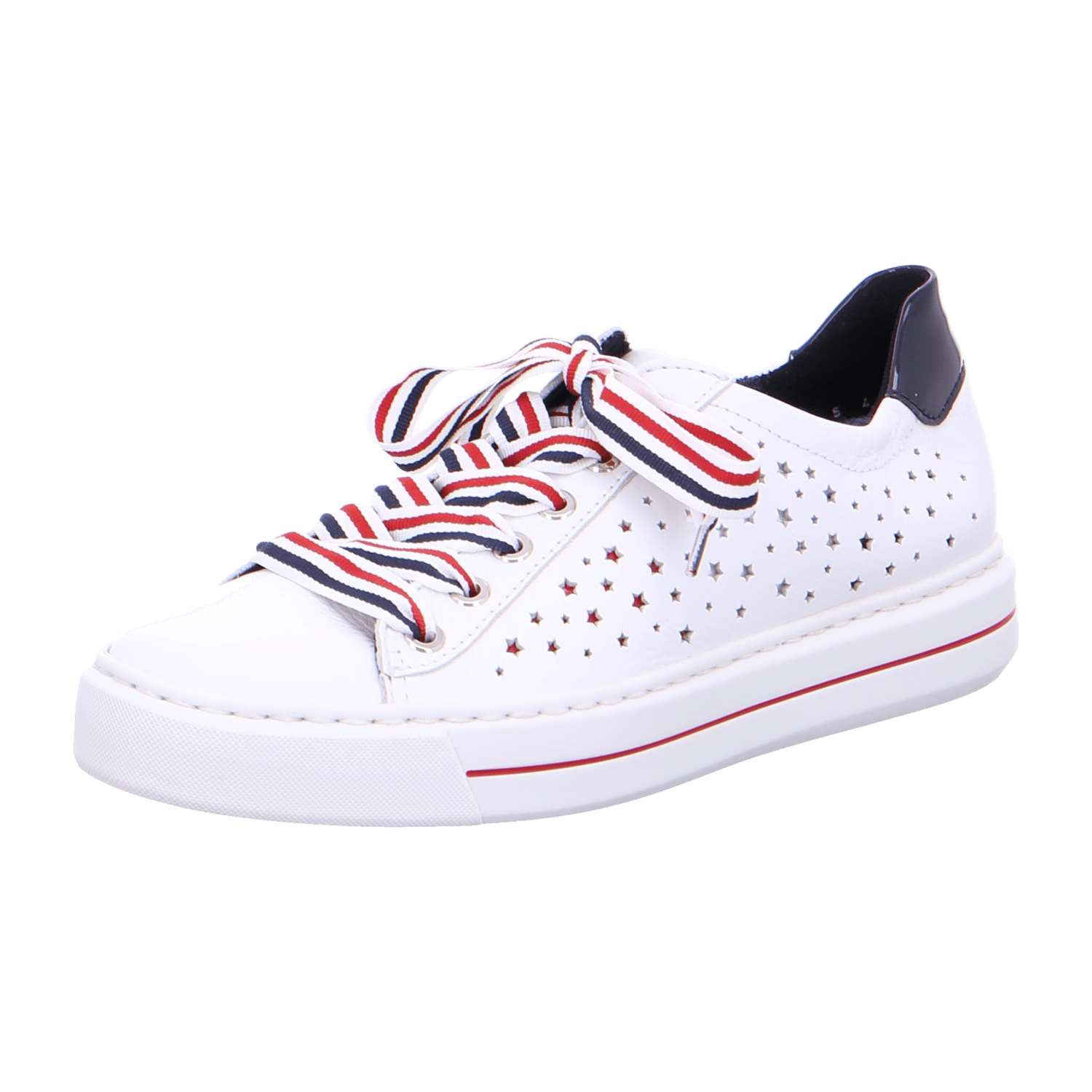 ARA COURTYARD Women's Leather Lace-Up Sneakers in White