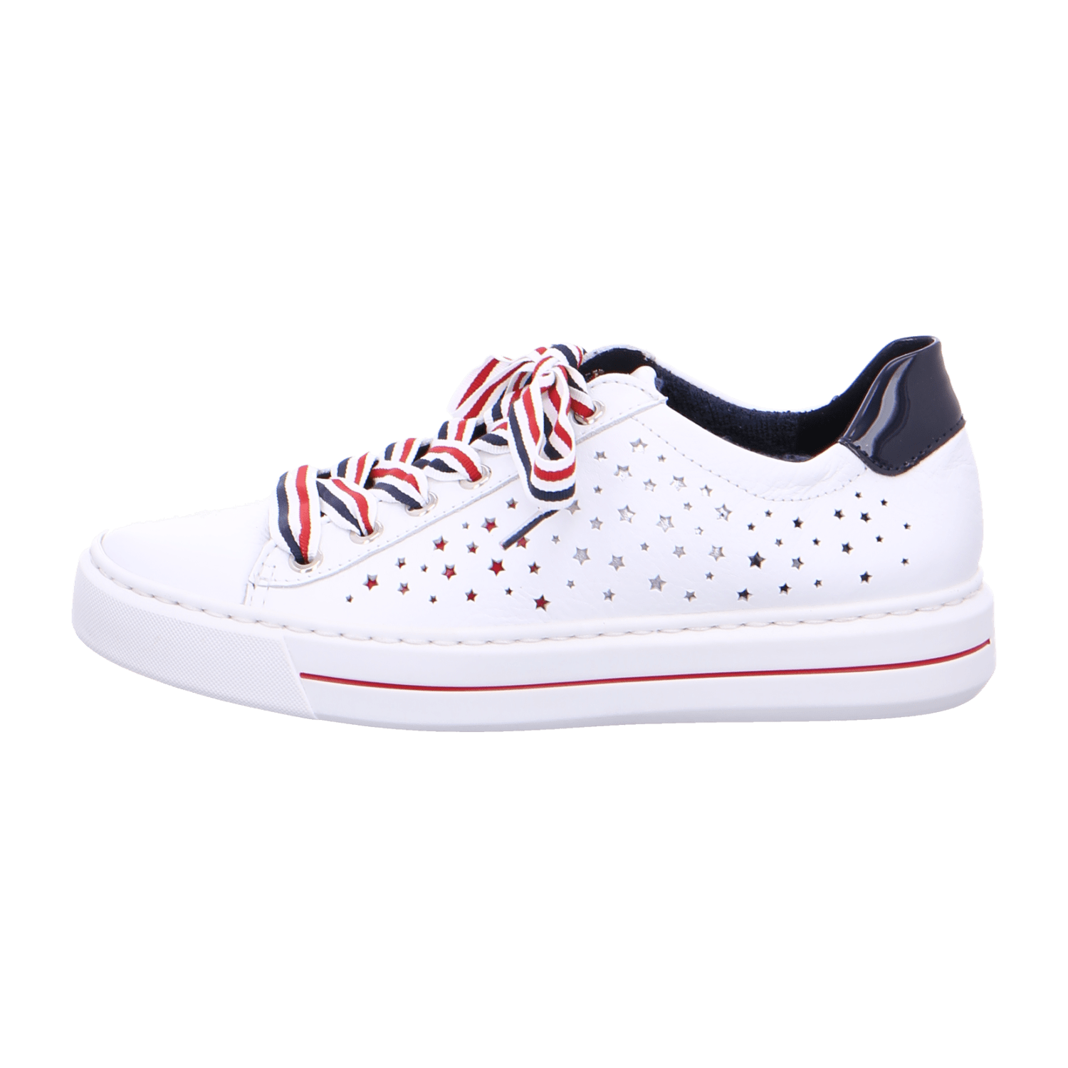 ARA COURTYARD Women's Leather Lace-Up Sneakers in White