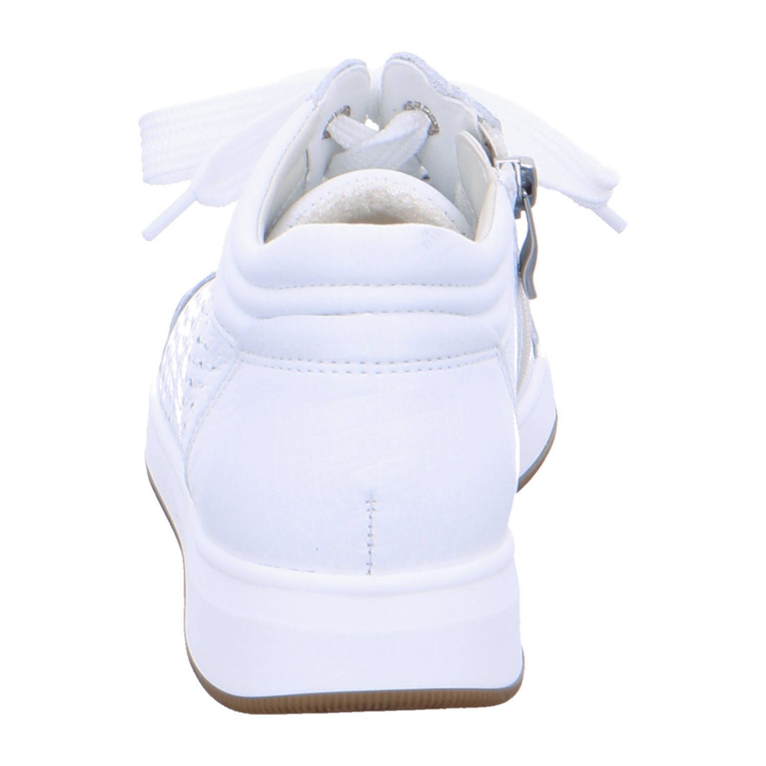 ARA ROM Women's High-Top Leather Sneakers in White