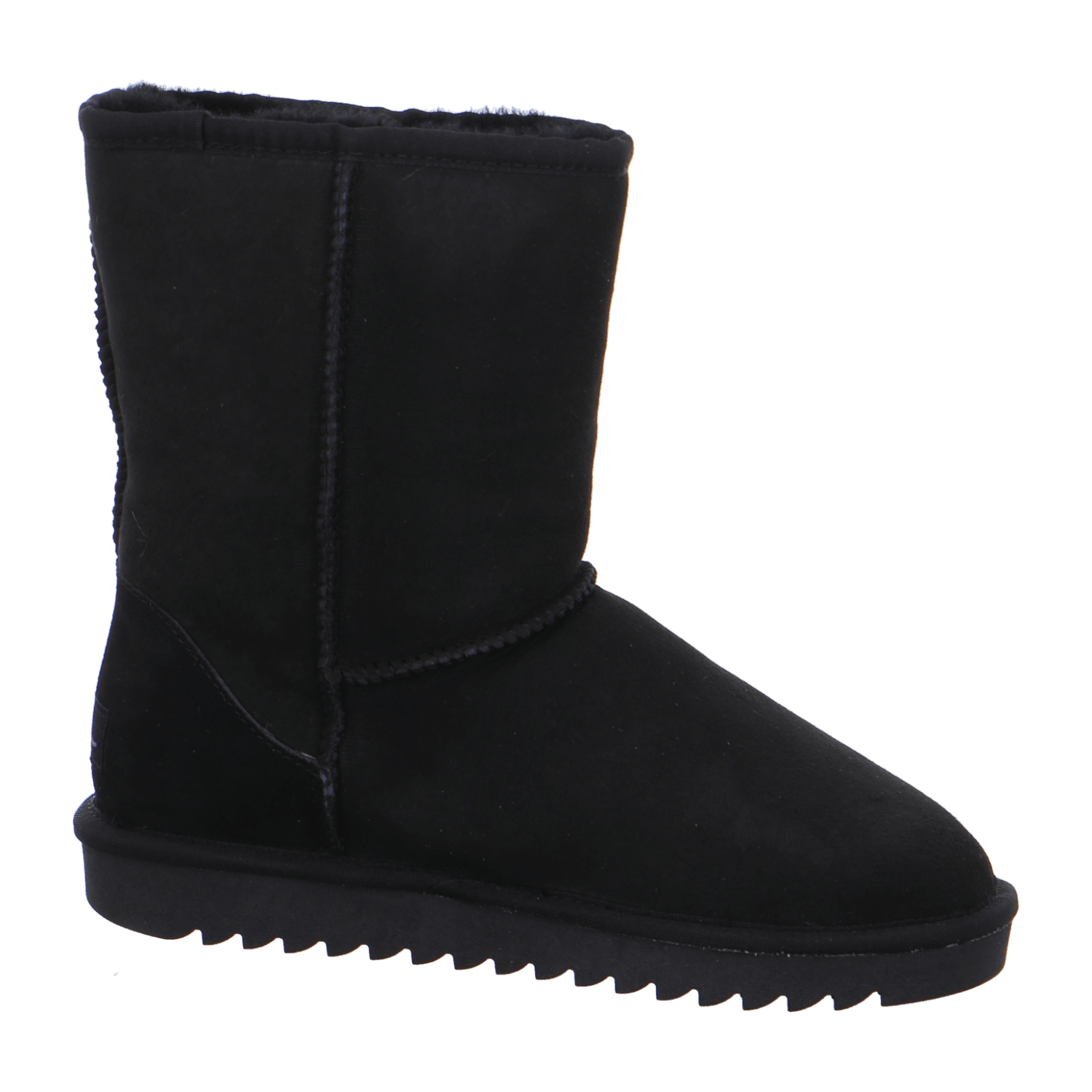 ARA ALASKA Women's Winter Boots Slip-On Suede Leather Fur Lined Warm Black