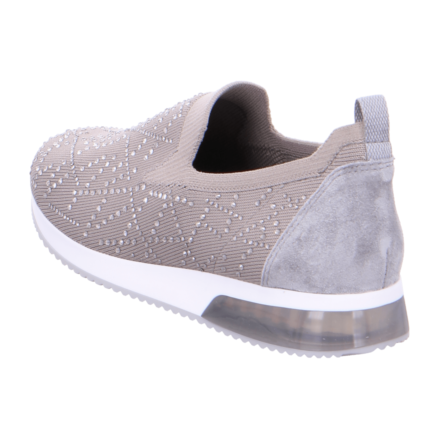 ARA LISBON LI Women's Ankle Boots in Grey Nubuck Leather with Pull-On Closure and Round Toe