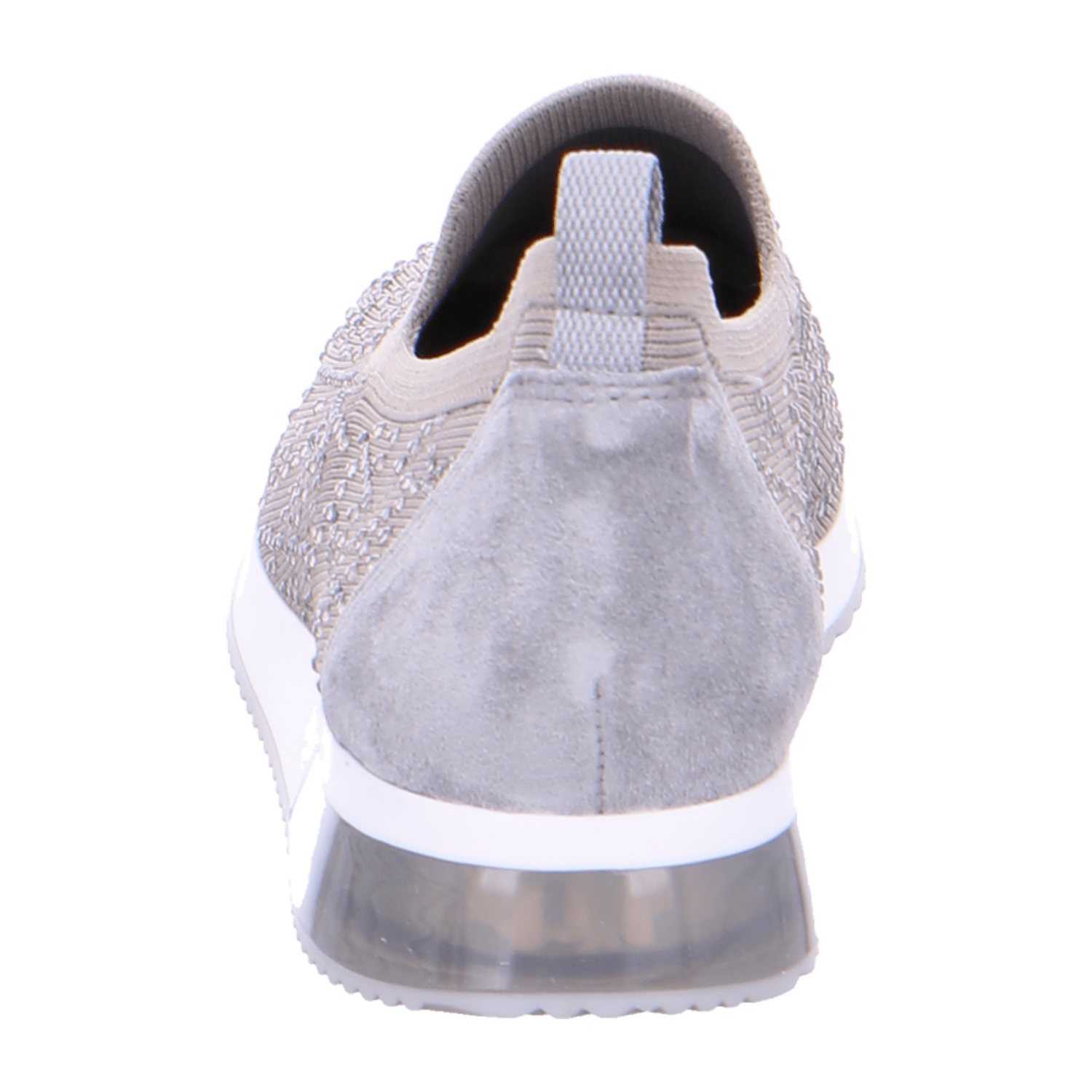 ARA LISBON LI Women's Ankle Boots in Grey Nubuck Leather with Pull-On Closure and Round Toe