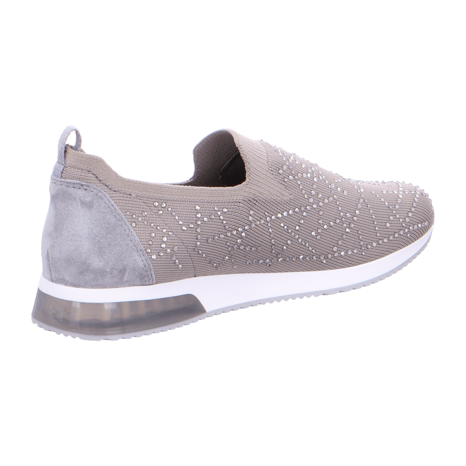 ARA LISBON LI Women's Ankle Boots in Grey Nubuck Leather with Pull-On Closure and Round Toe