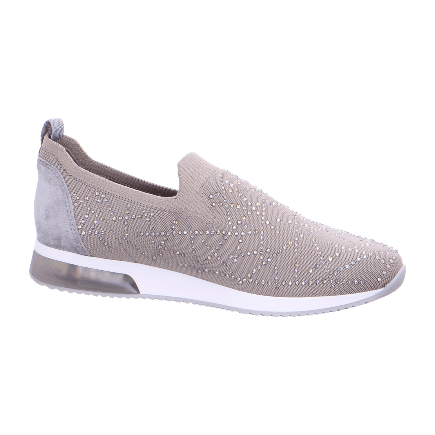 ARA LISBON LI Women's Ankle Boots in Grey Nubuck Leather with Pull-On Closure and Round Toe