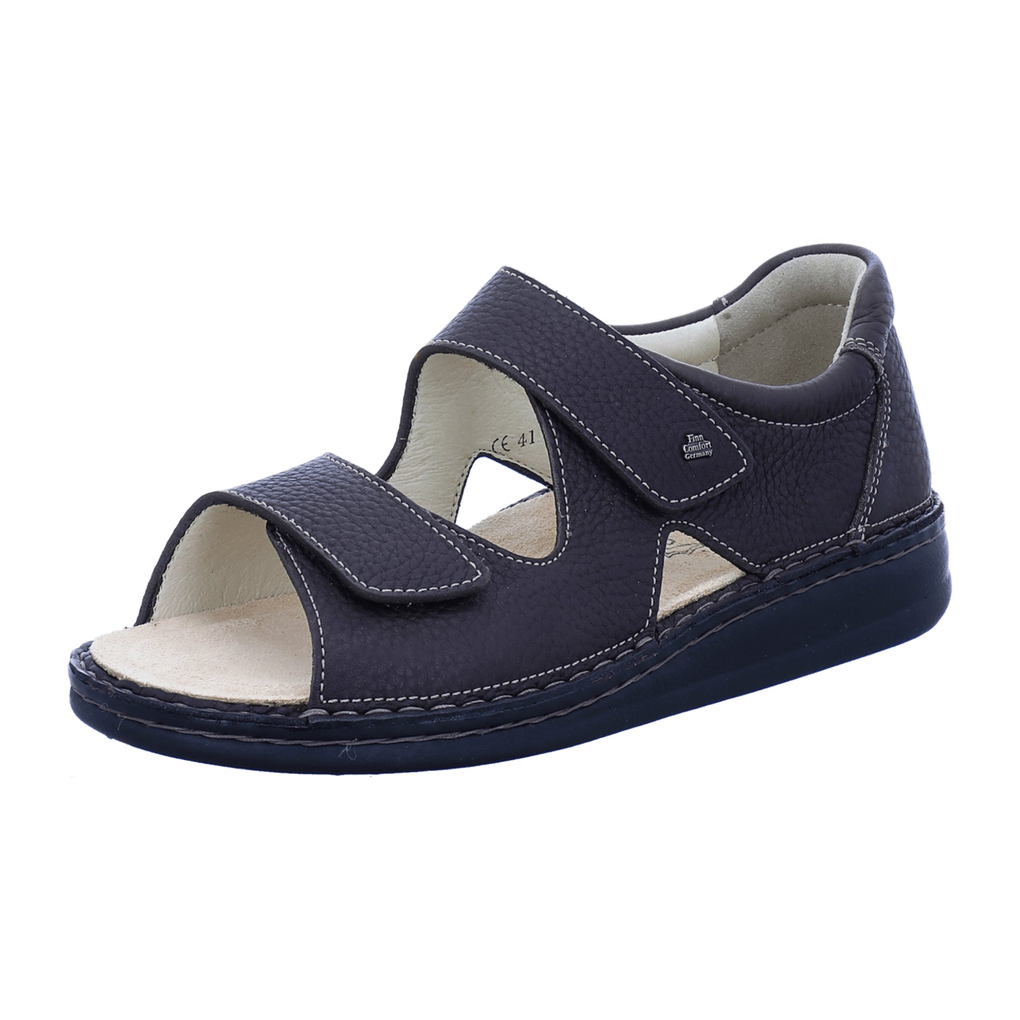 Finn Comfort Argos-S Men's Comfort Sandals, Stylish Brown Leather