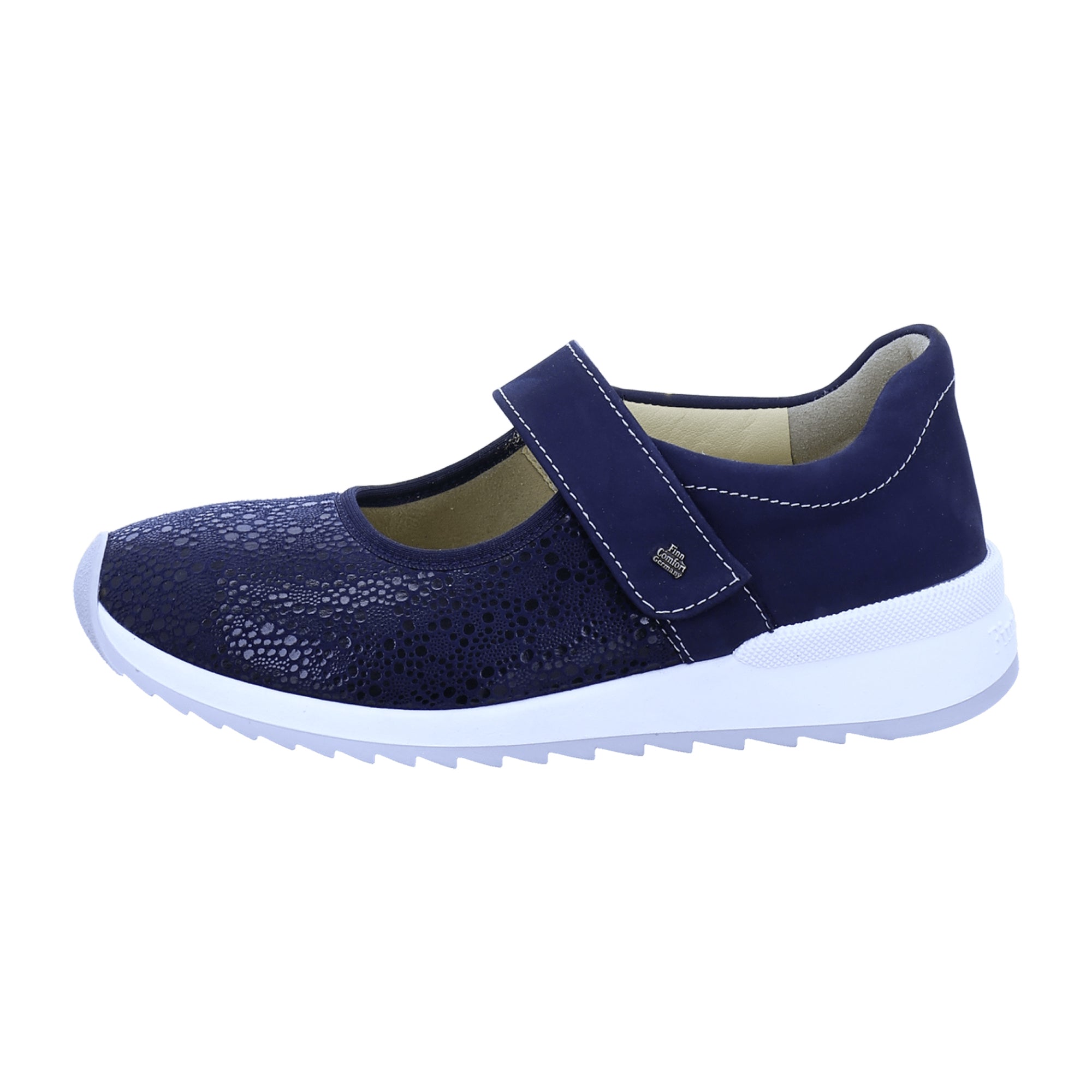 Finn Comfort Assenza Women's Comfort Shoes - Stylish Blue Leather