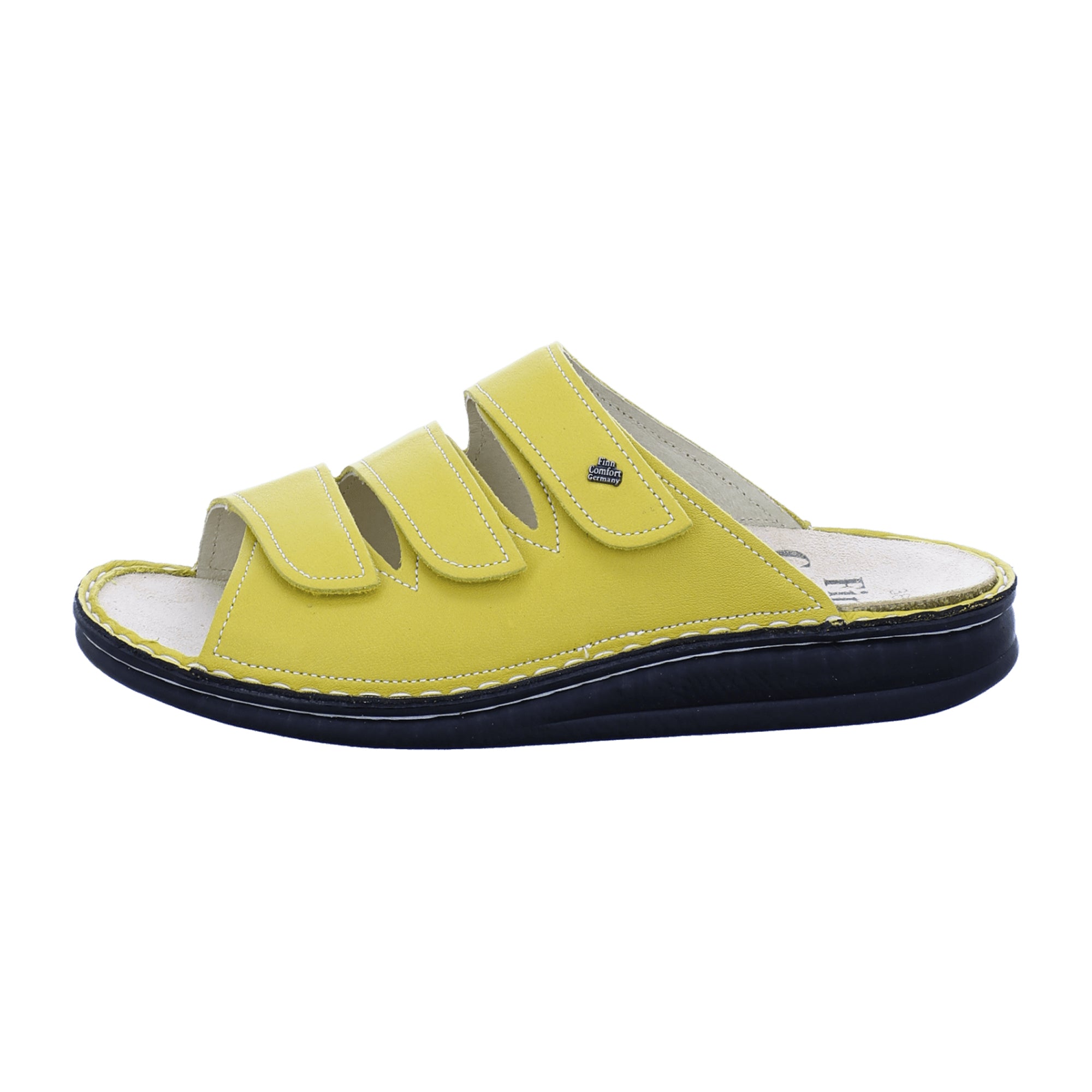 Finn Comfort Korfu Women's Yellow Sandals - Stylish & Comfortable