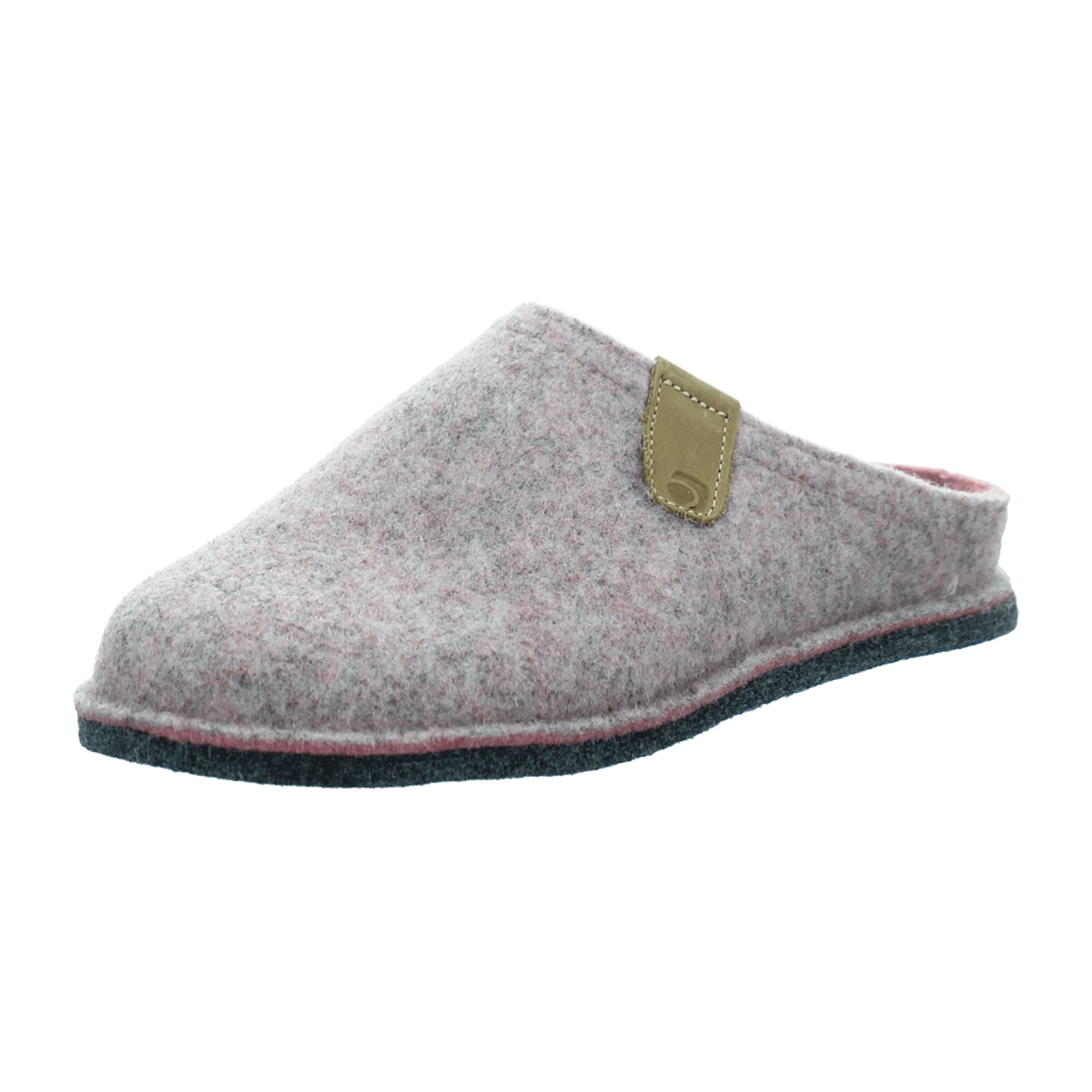 Rohde Lucca Women's Gray Slip-On Shoes with Removable Insole and Wedge Heel