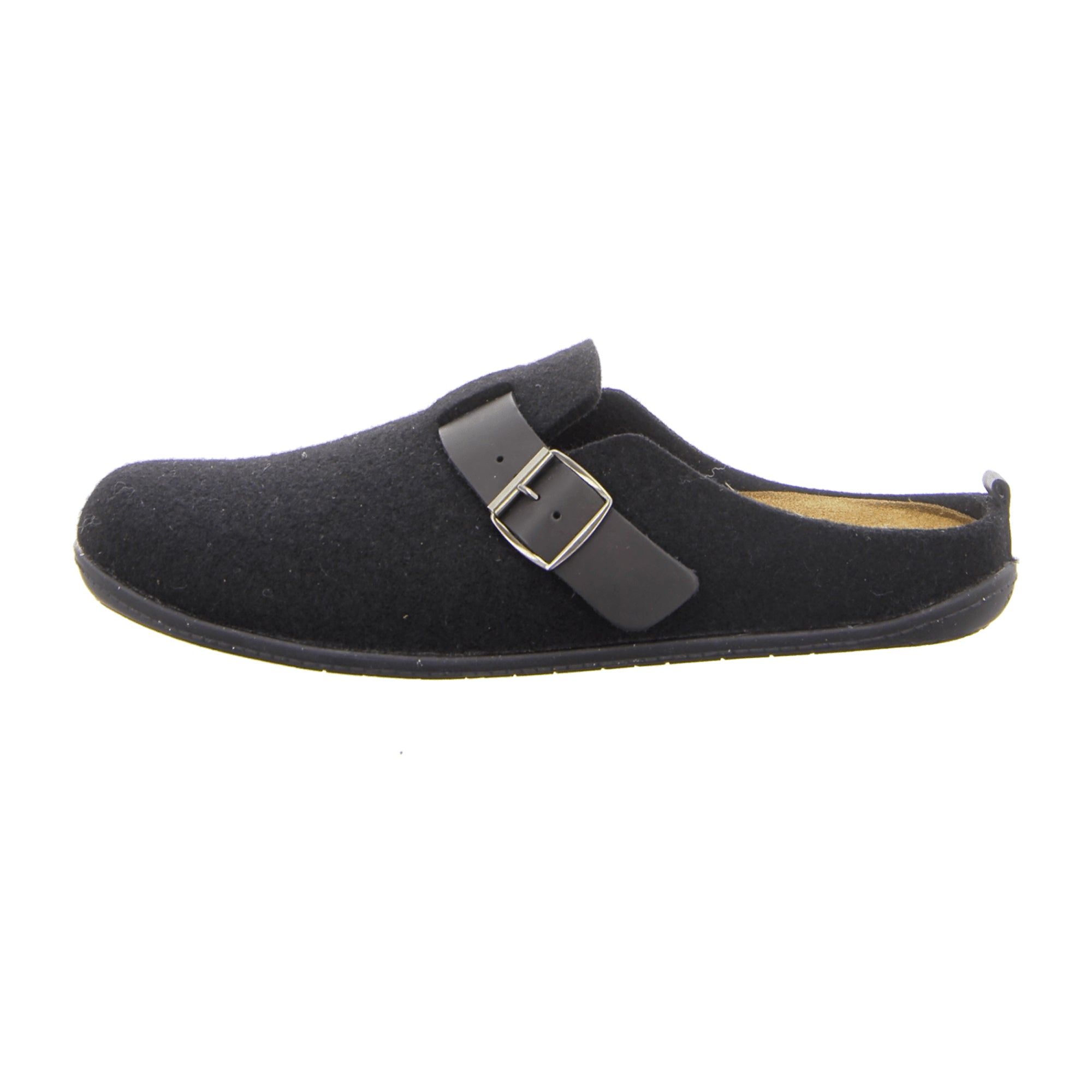 Rohde Men's Slippers with Removable Footbed in Black for Fall Winter