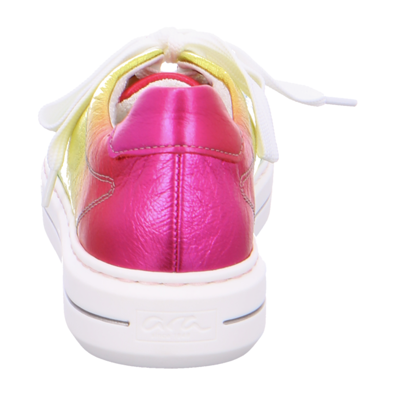 ARA COURTYARD Women's Sneakers in Smooth Leather with Lace-Up Closure and Round Toe, Multicolor