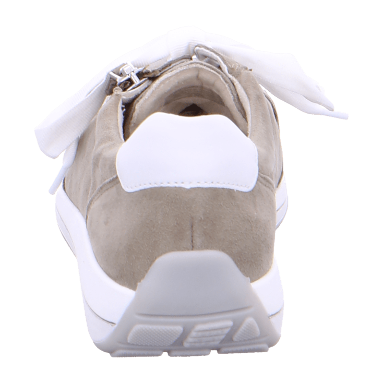 ARA Women's Beige Nubuck T-Bar Lace-Up Shoes with Warm Lining
