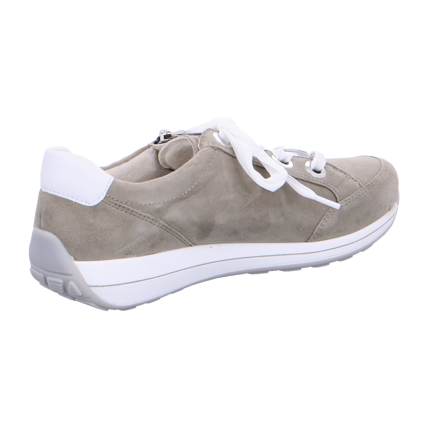 ARA Women's Beige Nubuck T-Bar Lace-Up Shoes with Warm Lining