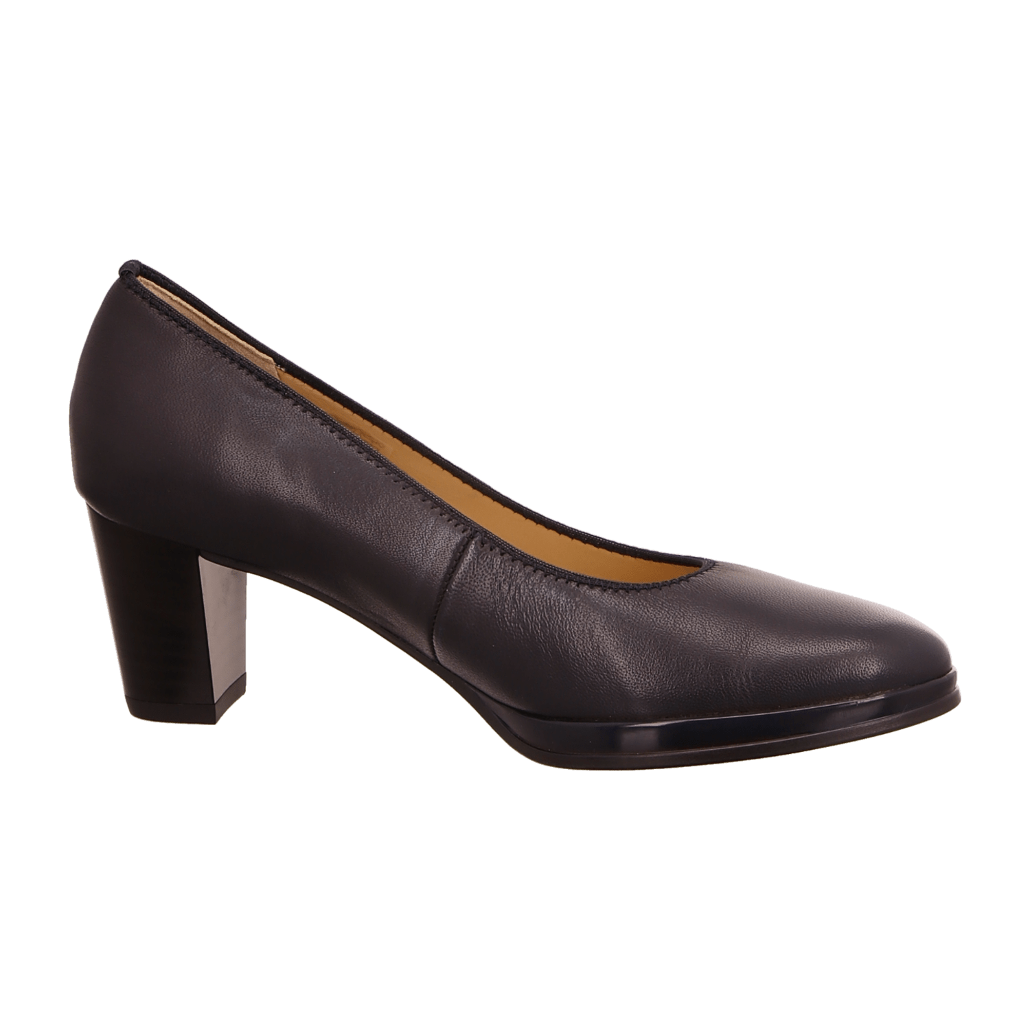 ARA ORLY Women's Pumps in Soft Blue Leather with Square Toe - Bartel-Shop