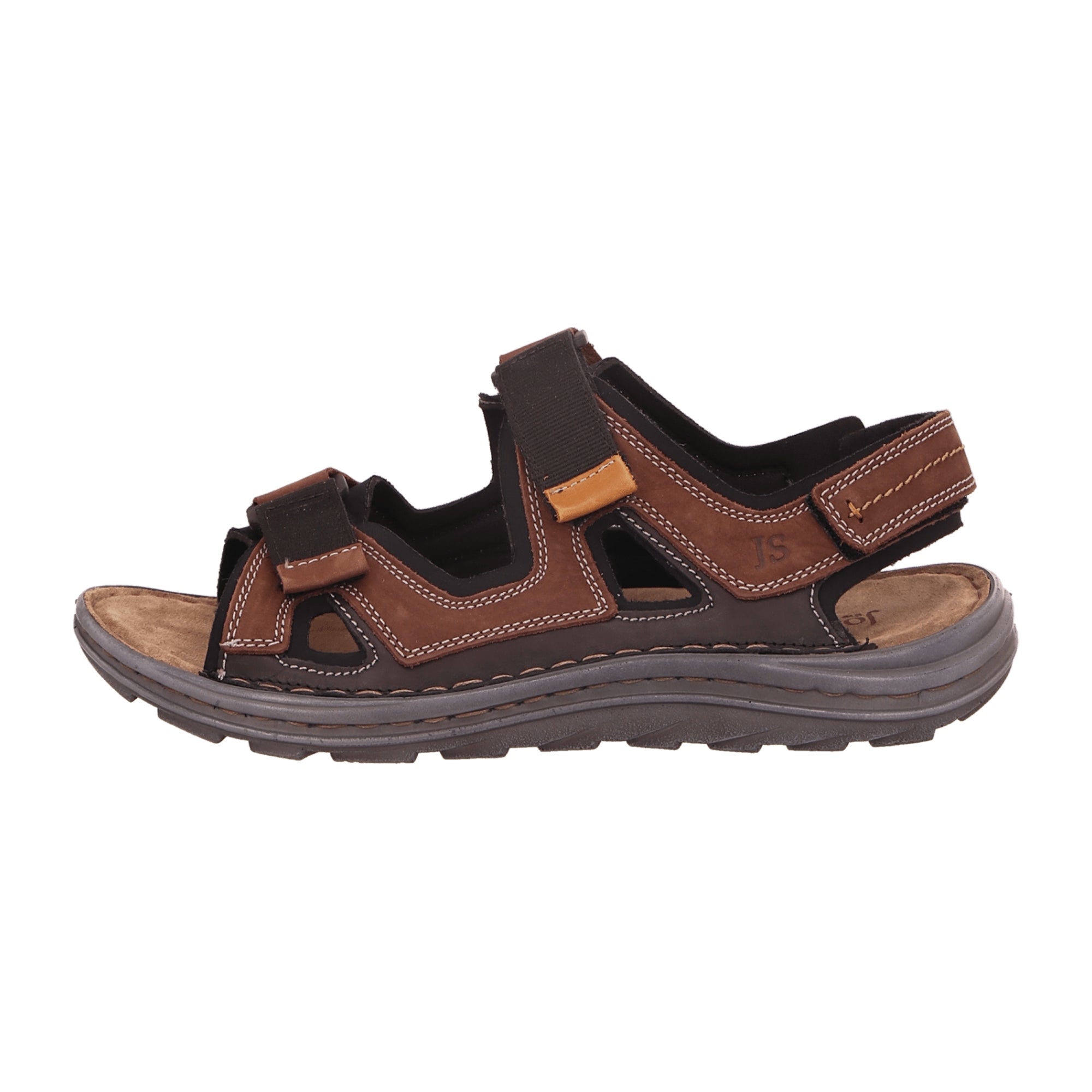 Josef Seibel Men's Brown Trekking Sandals